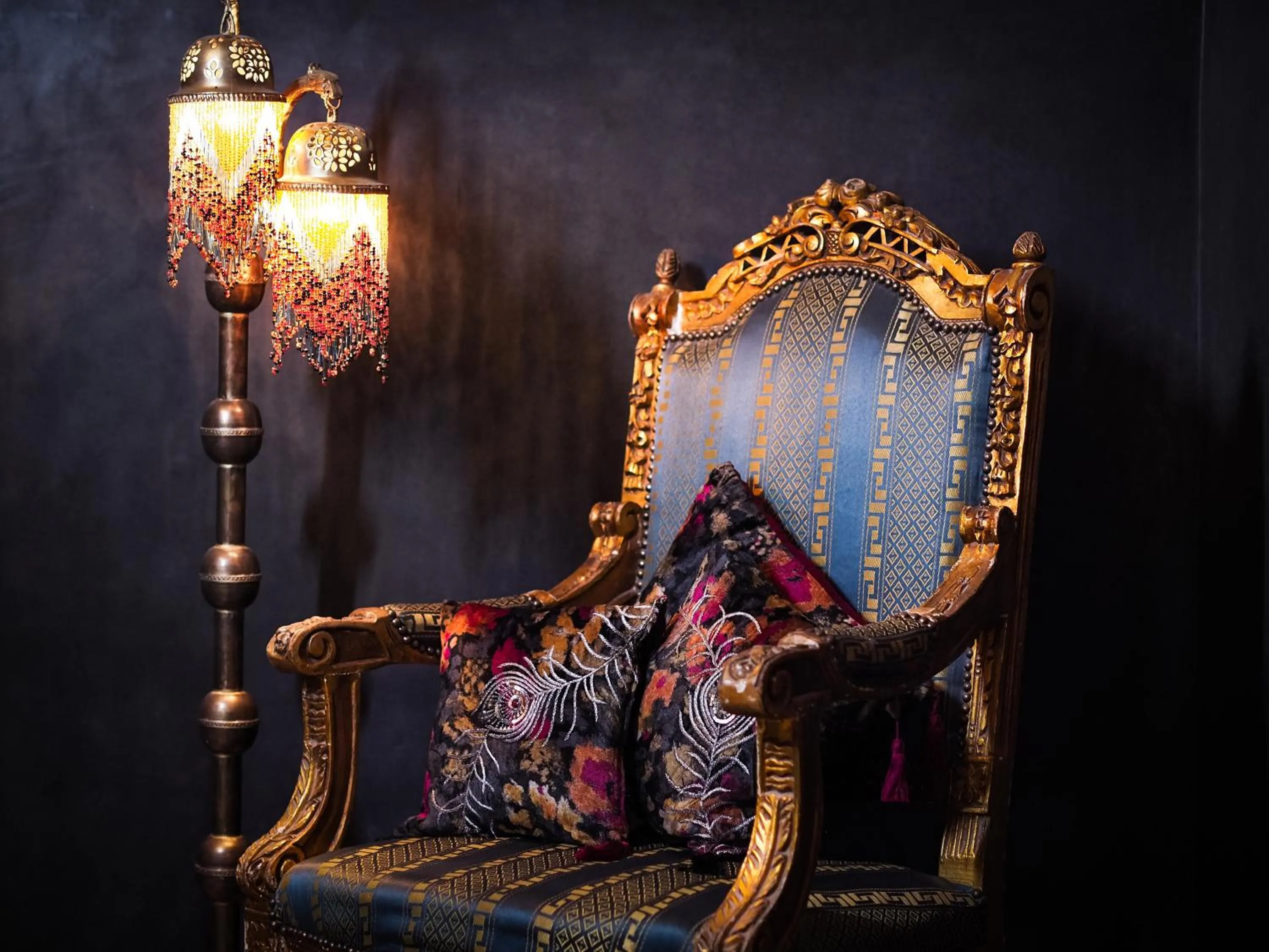 Seating area in Riad Dar Jaguar