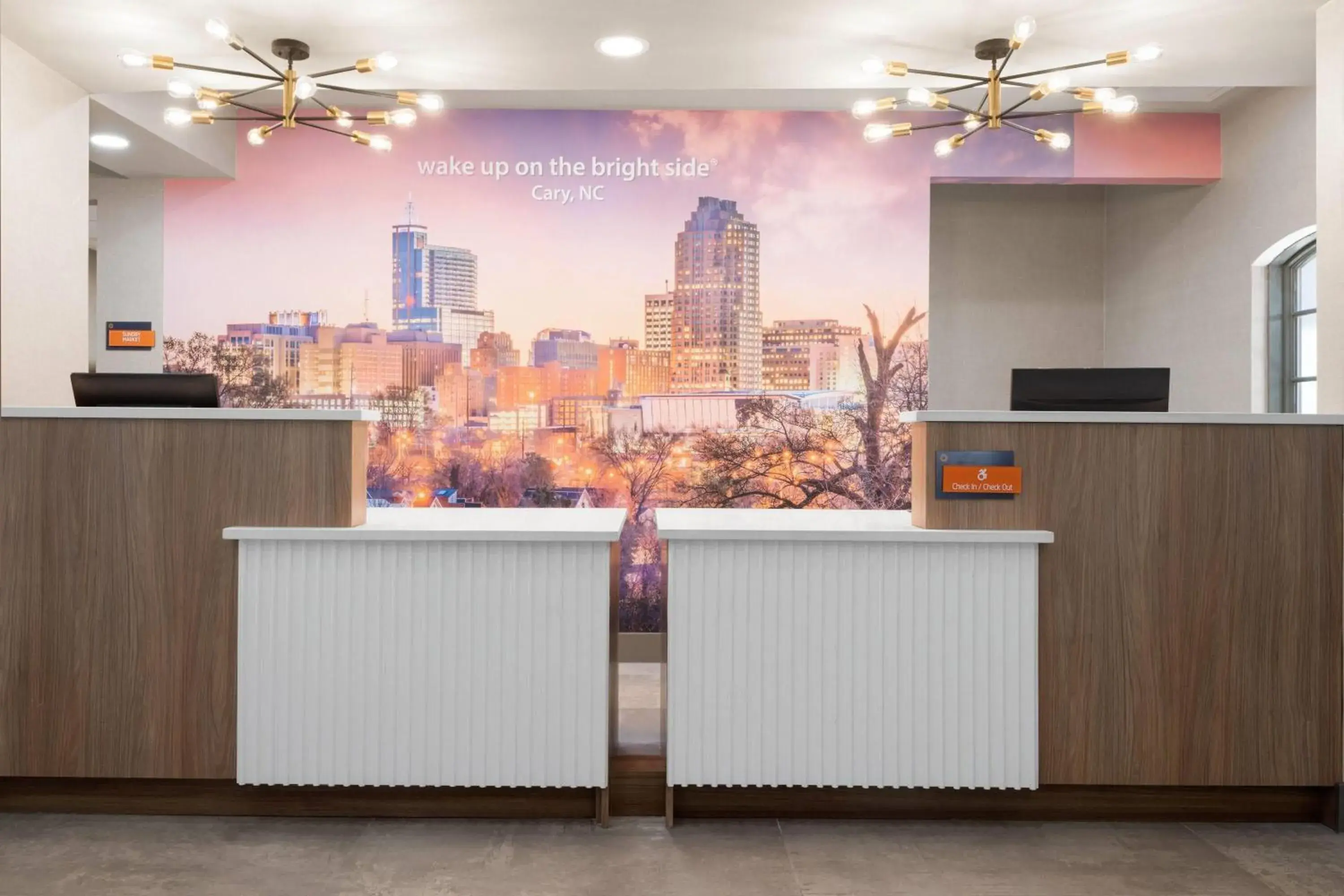Lobby or reception in La Quinta by Wyndham Raleigh Cary Lobby or reception in La Quinta by Wyndham Raleigh Cary