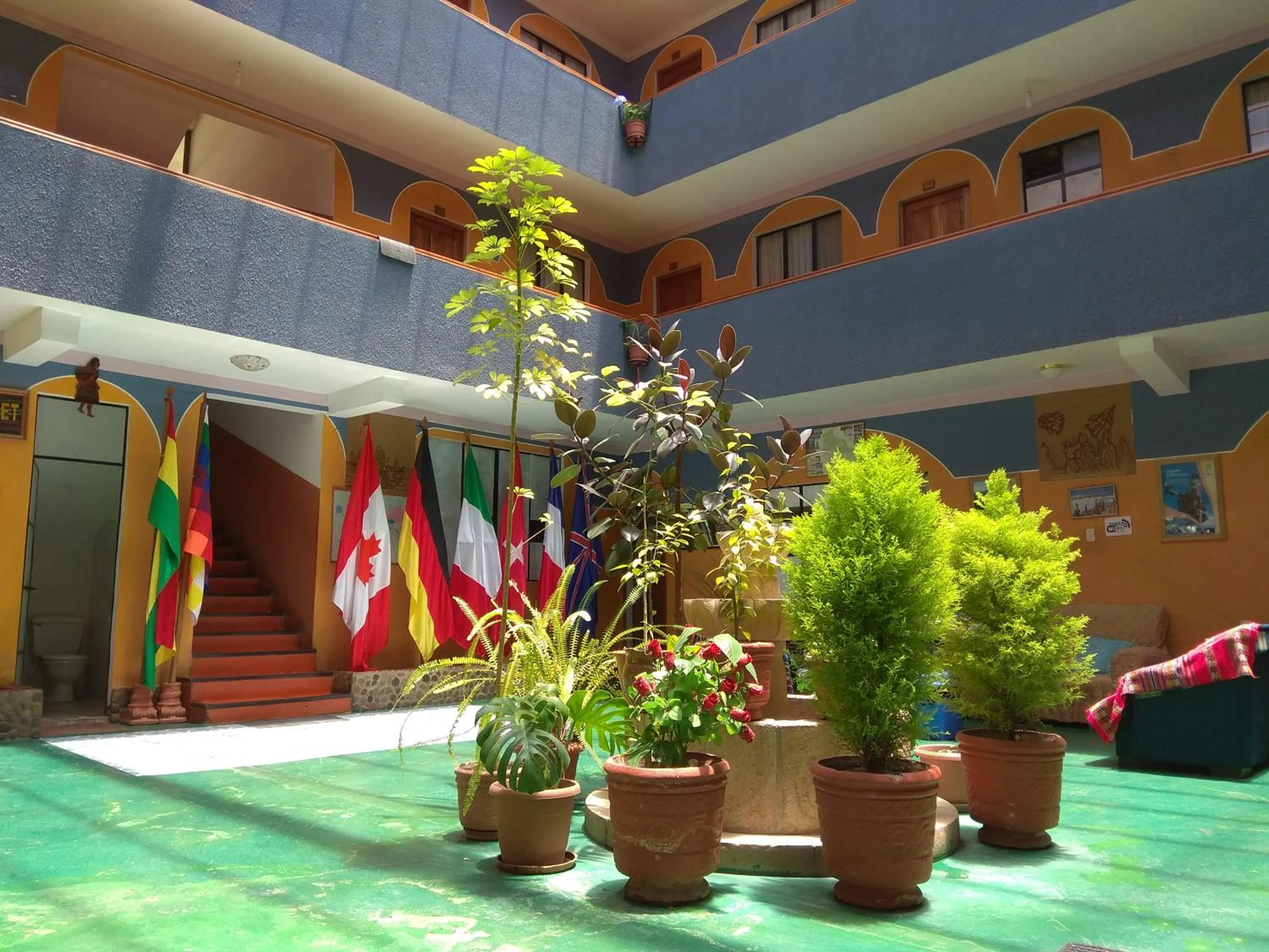 Patio in Hotel Utama
