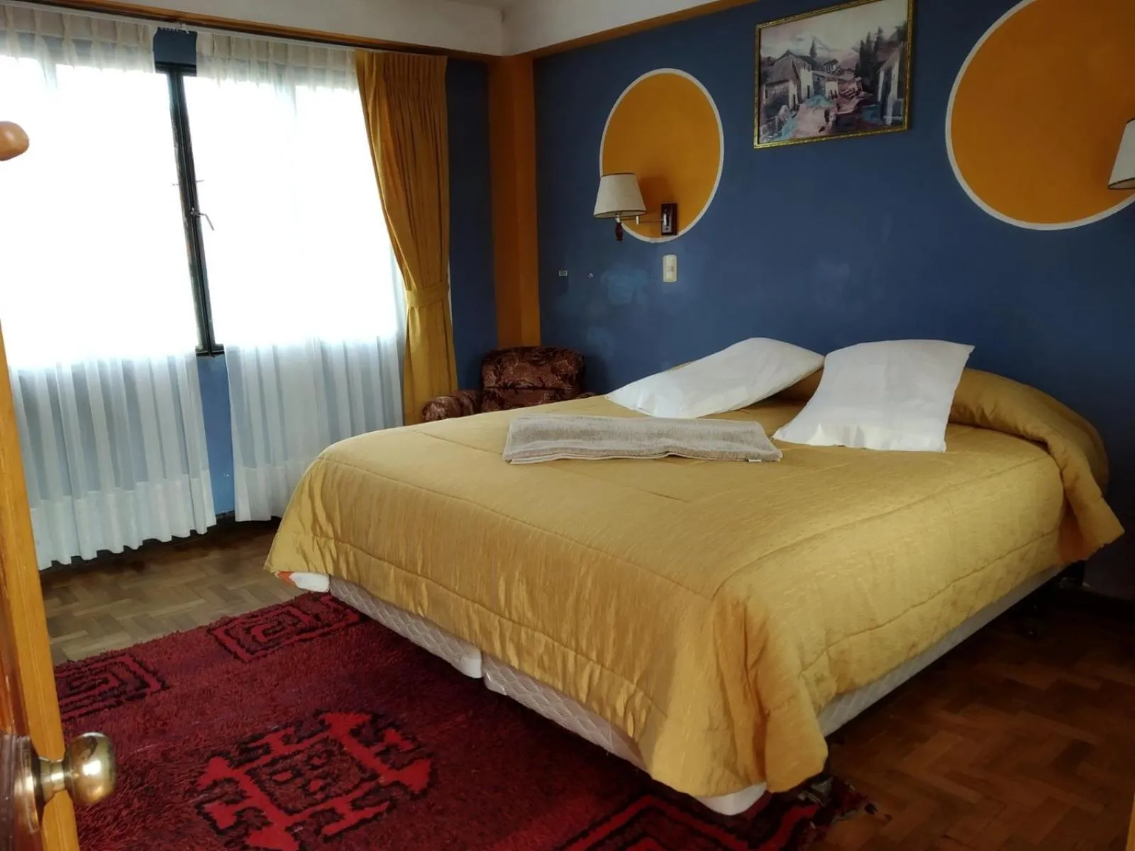 Bed in Hotel Utama