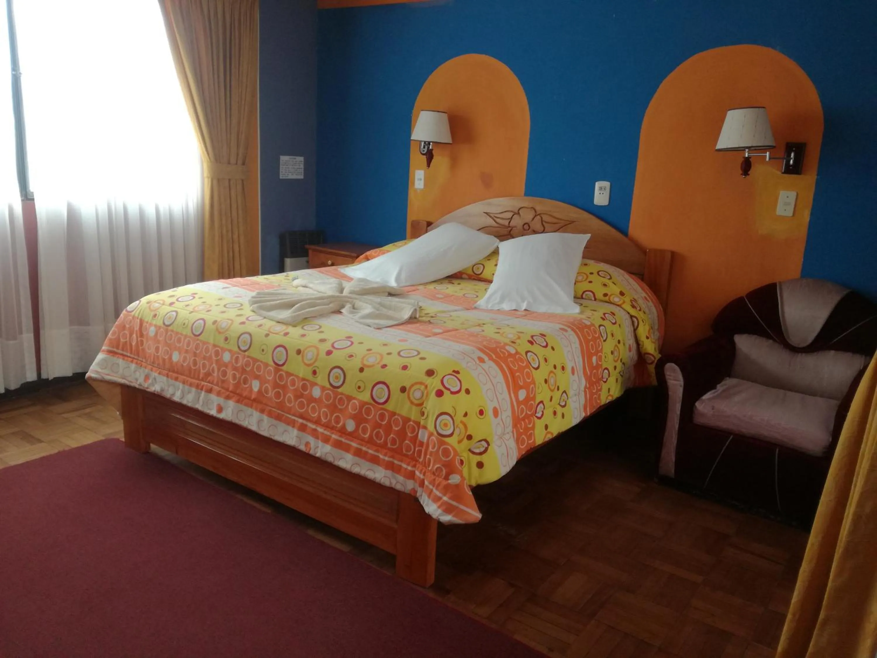 Bed in Hotel Utama