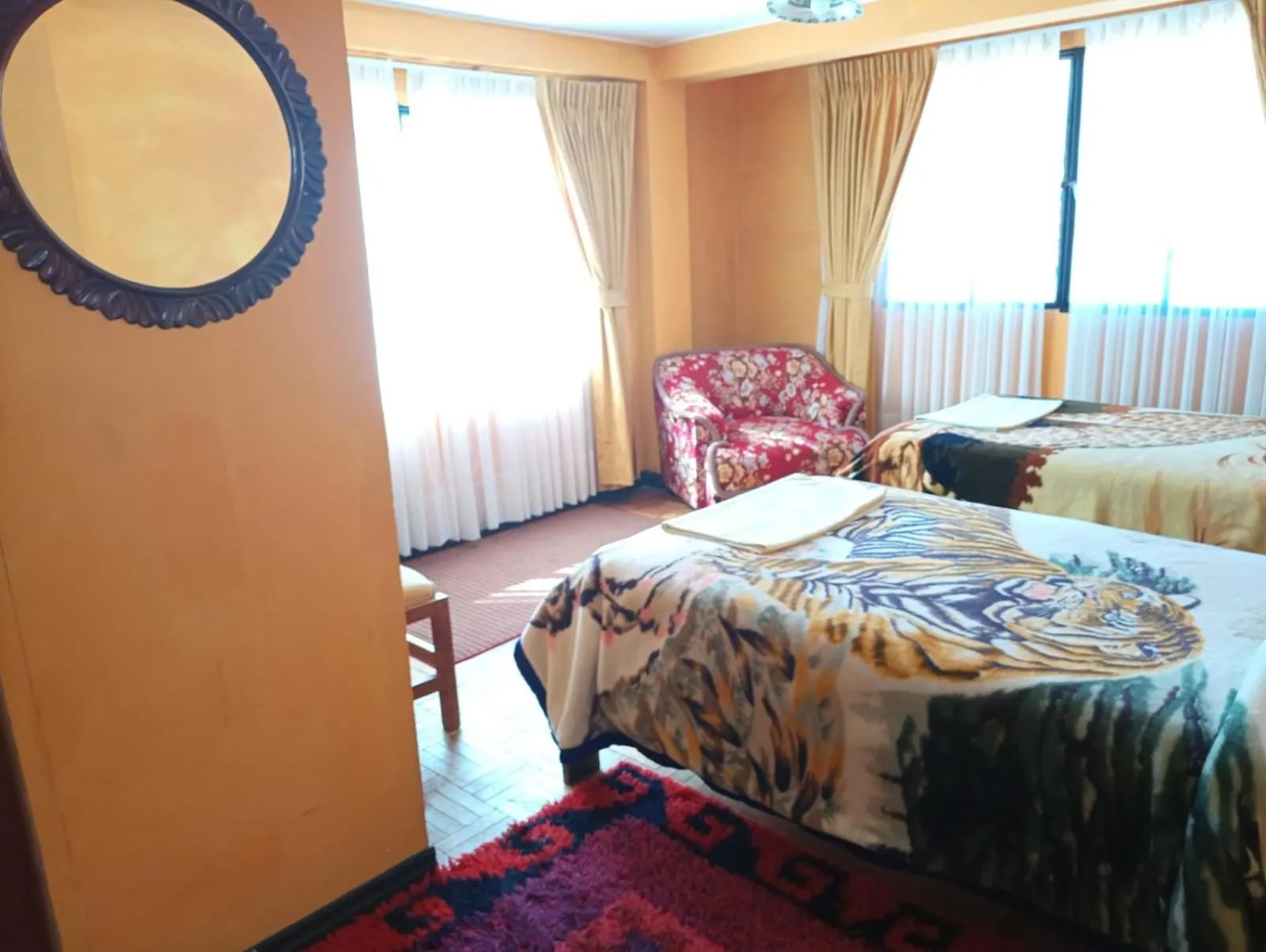 Bed in Hotel Utama