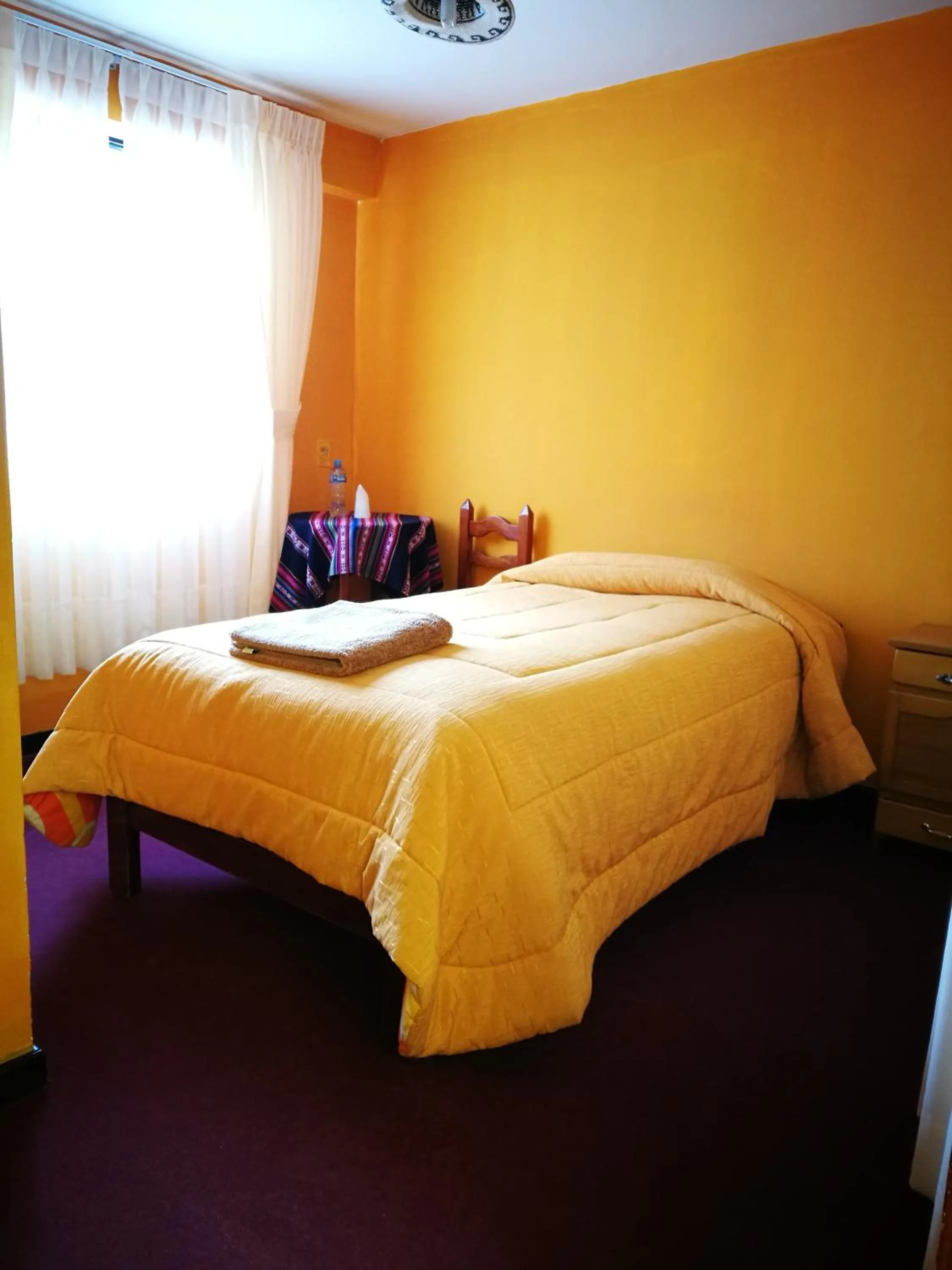 Bed in Hotel Utama