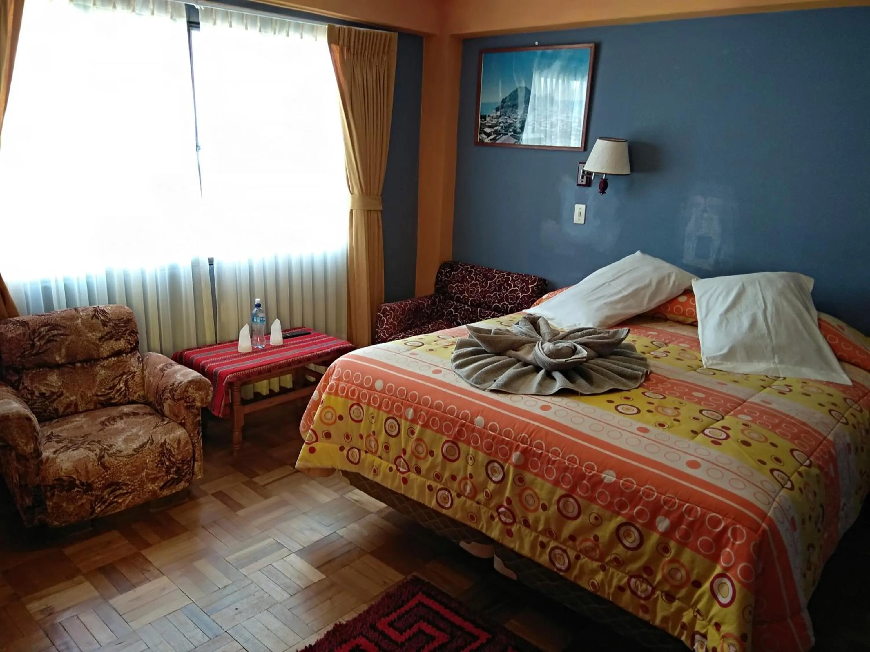 Bed in Hotel Utama