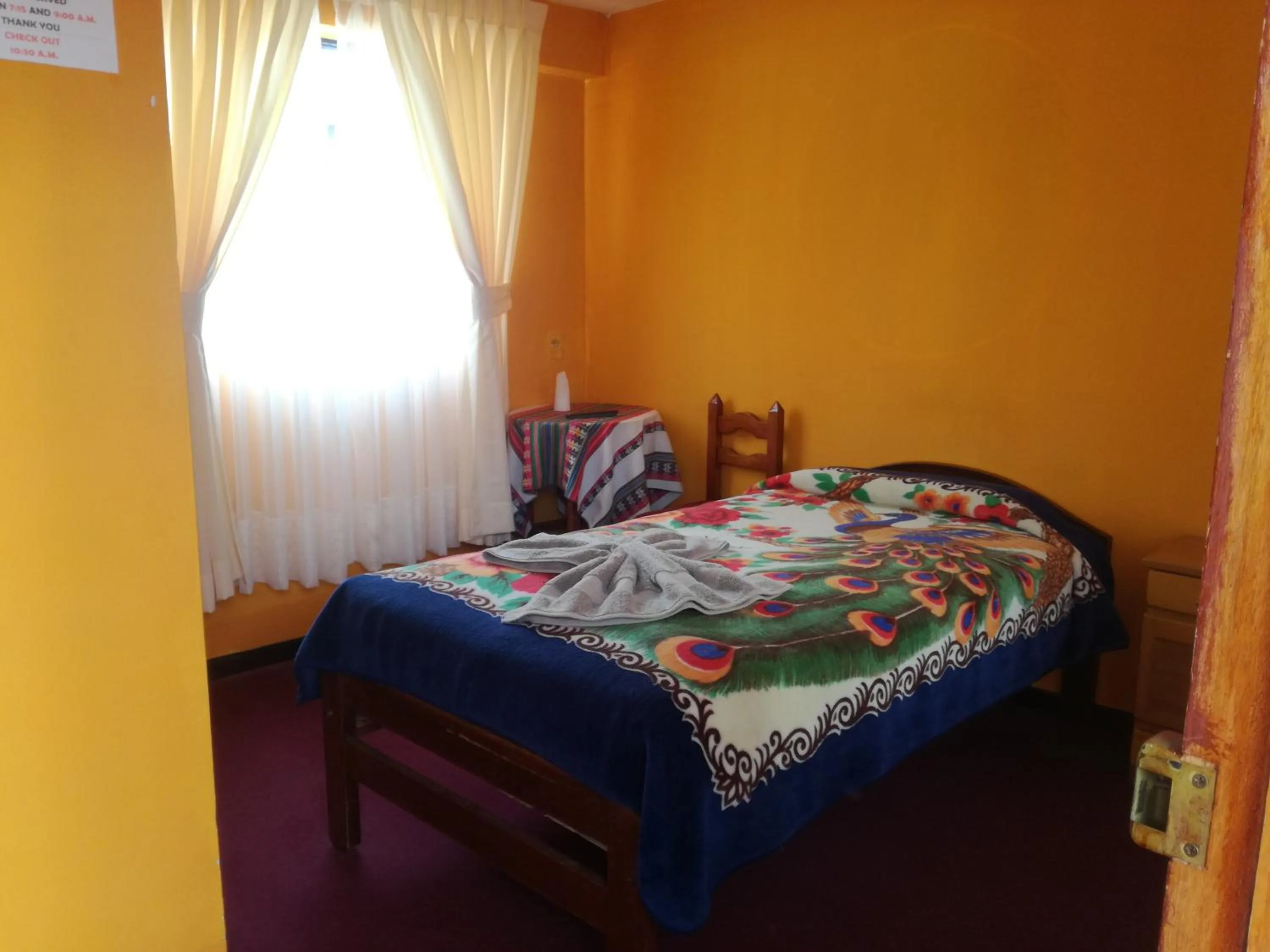 Bed in Hotel Utama