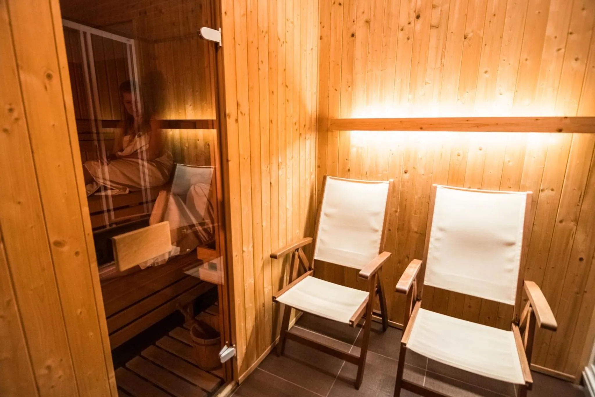 Sauna in Grand Apartments Špindlerův Mlýn