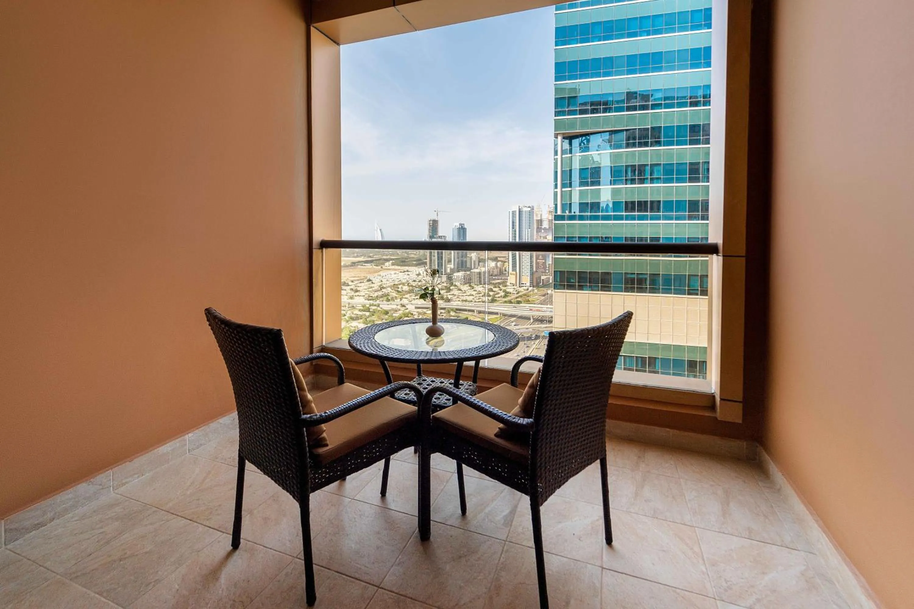 Balcony/Terrace in Mercure Dubai Barsha Heights Hotel Suites And Apartments
