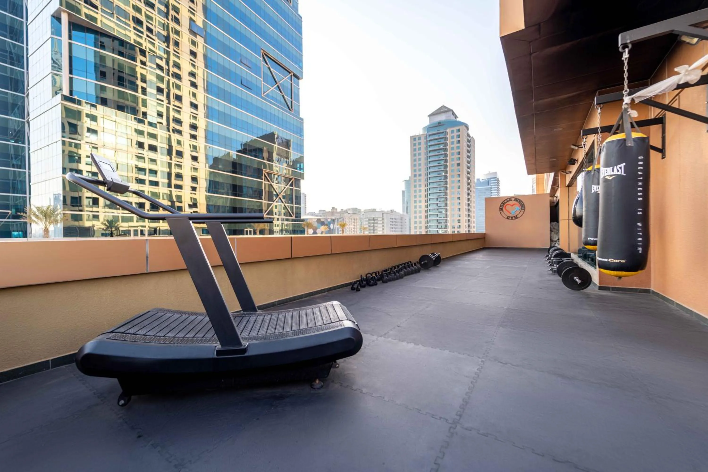 Fitness centre/facilities in Mercure Dubai Barsha Heights Hotel Suites And Apartments