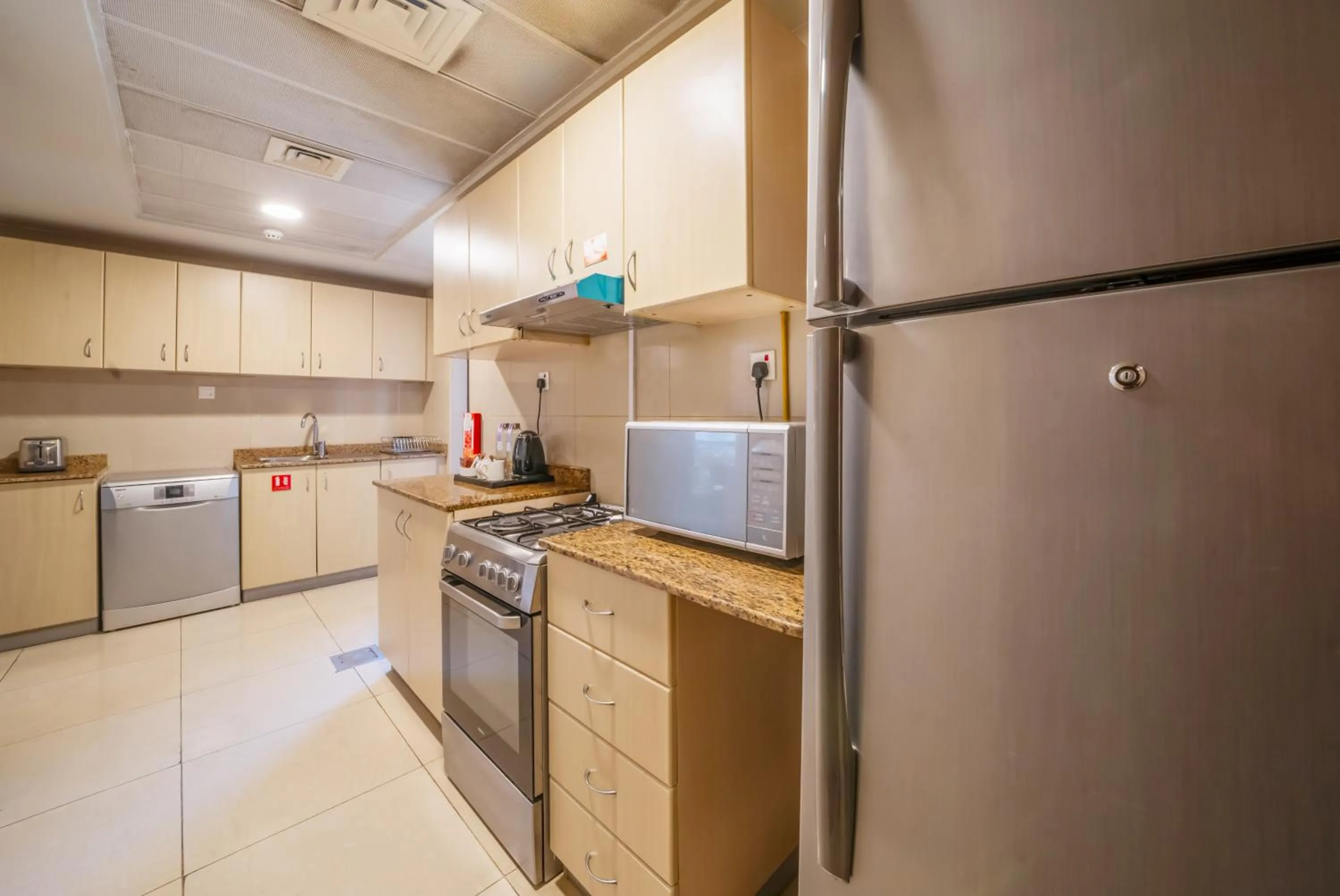 kitchen in Mercure Dubai Barsha Heights Hotel Suites And Apartments