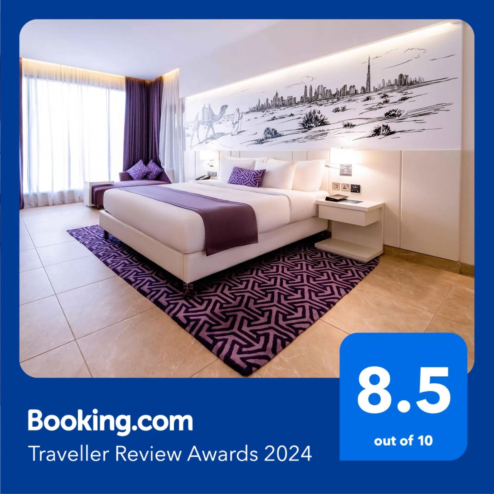 Certificate/Award, Bed in Mercure Dubai Barsha Heights Hotel Suites And Apartments