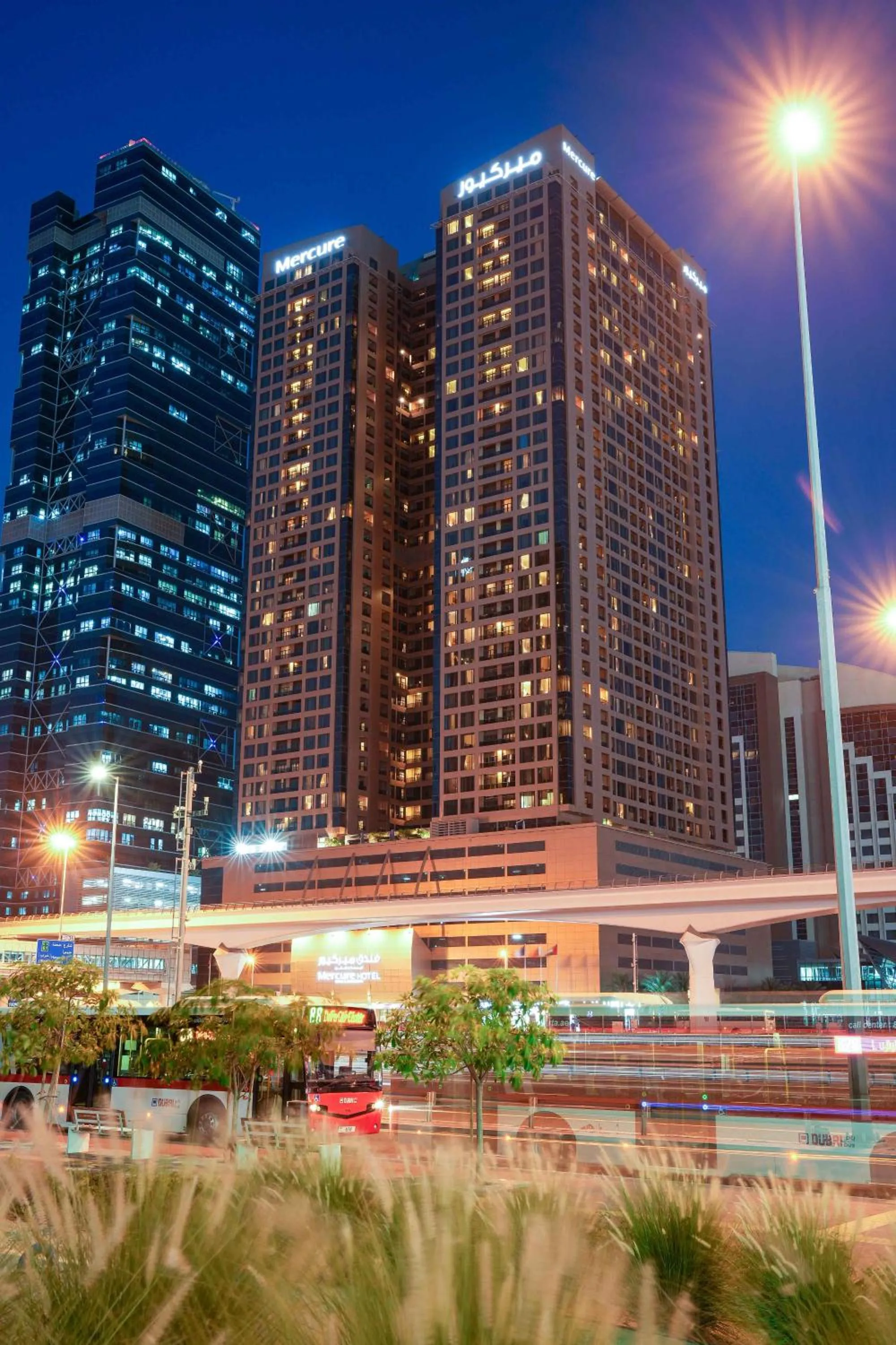 Property building in Mercure Dubai Barsha Heights Hotel Suites And Apartments