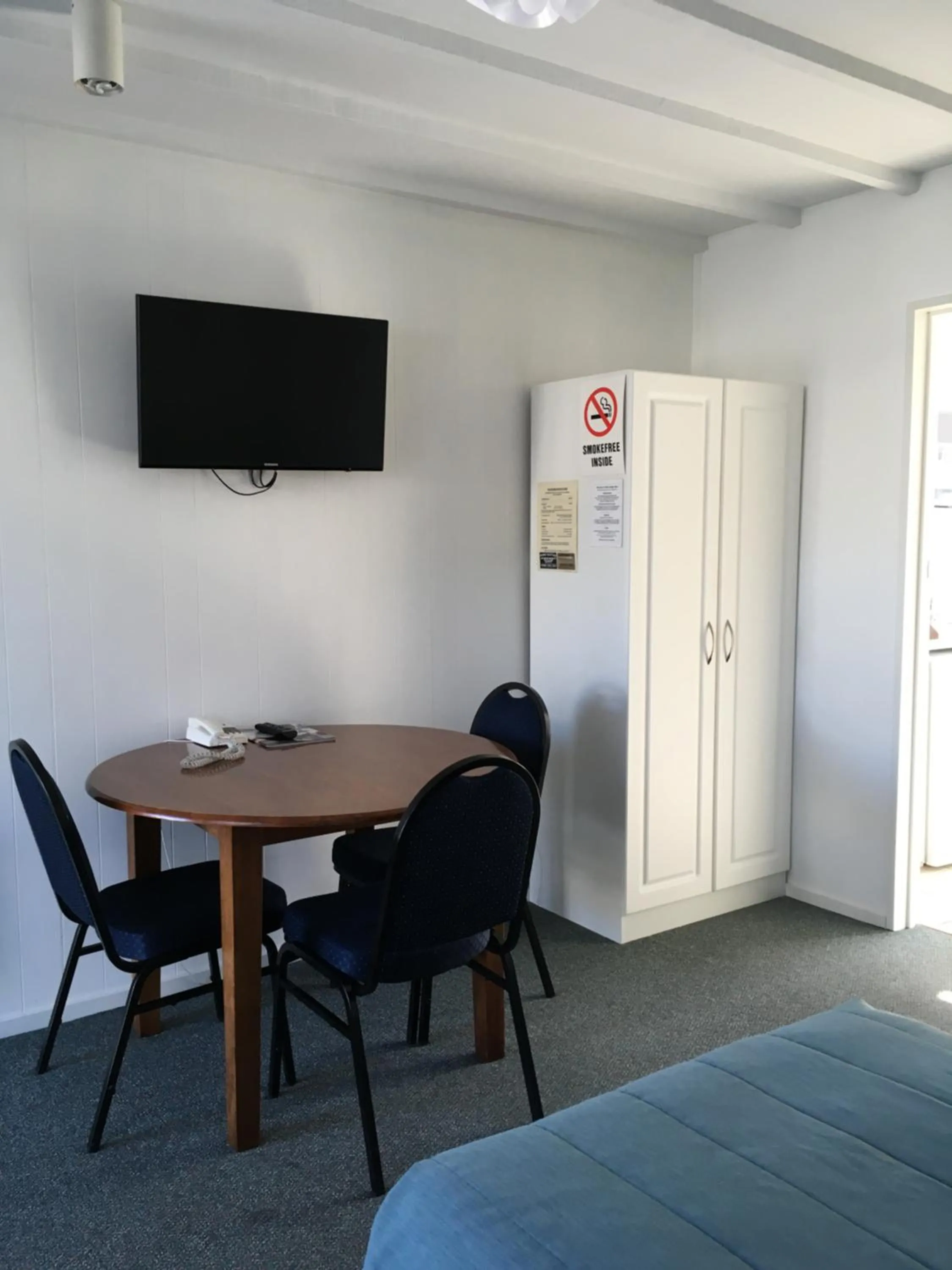 Living room in Gothic Heights Motel