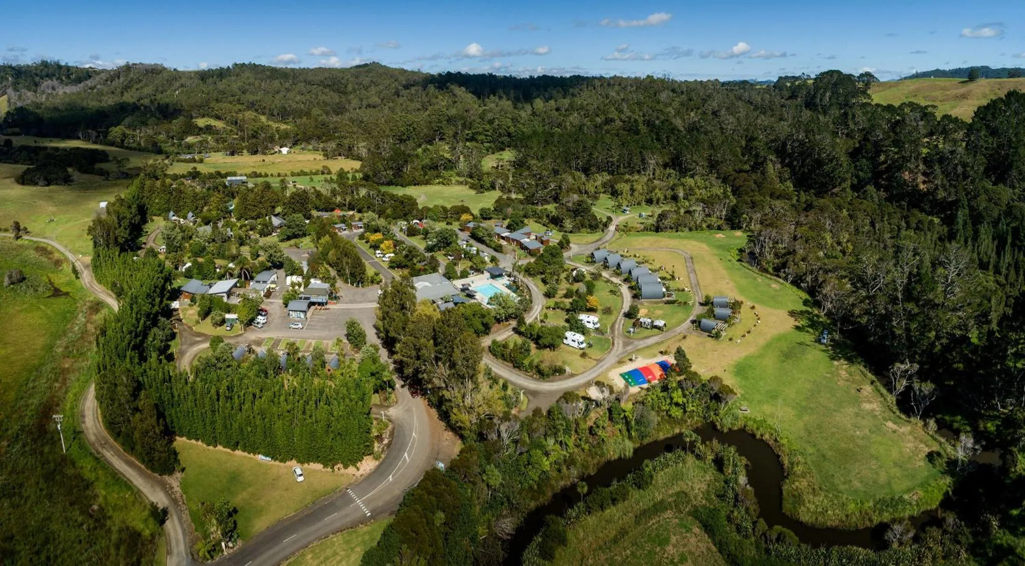 Natural landscape in Hot Water Beach TOP 10 Holiday Park