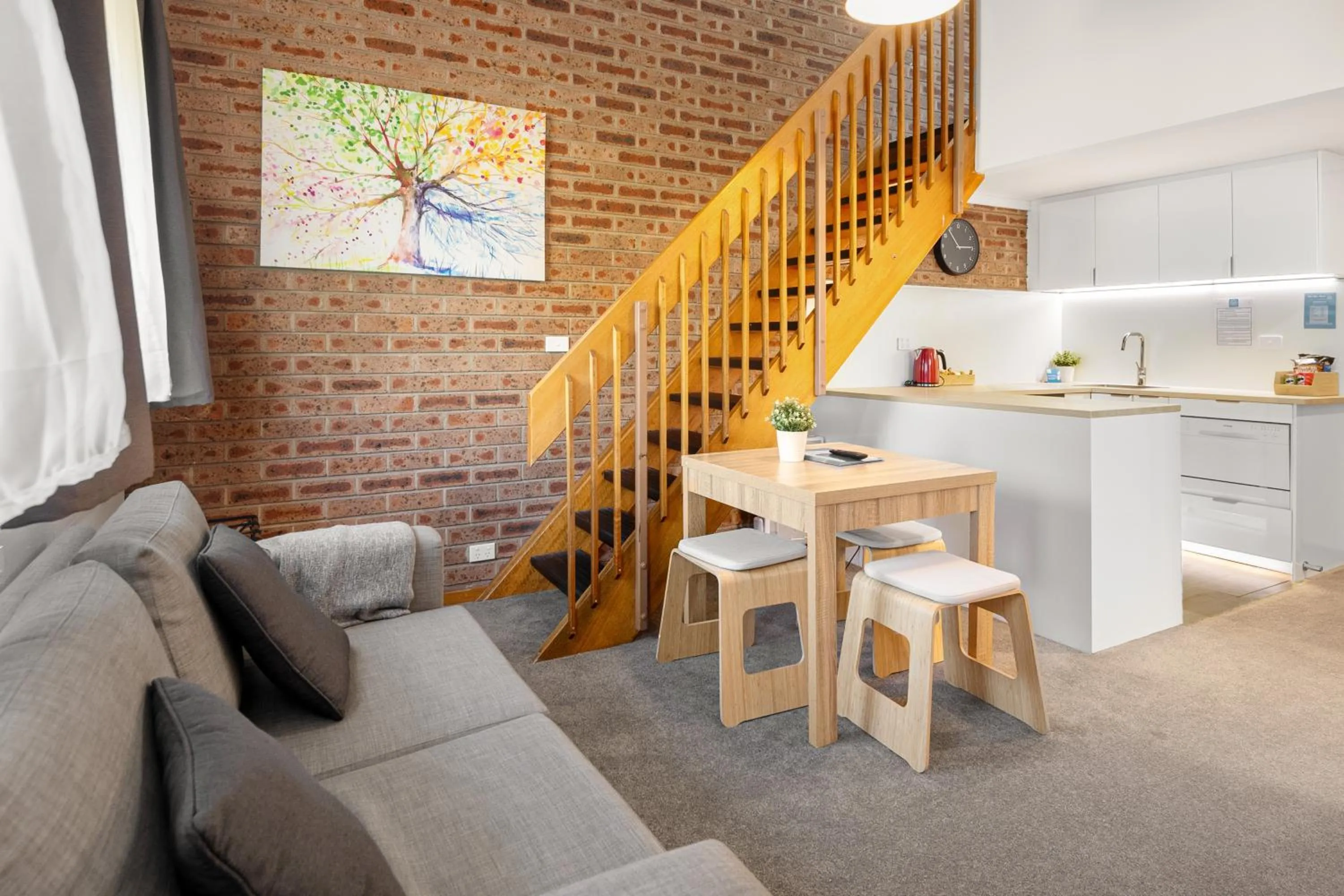 Seating area in Alpine Gables