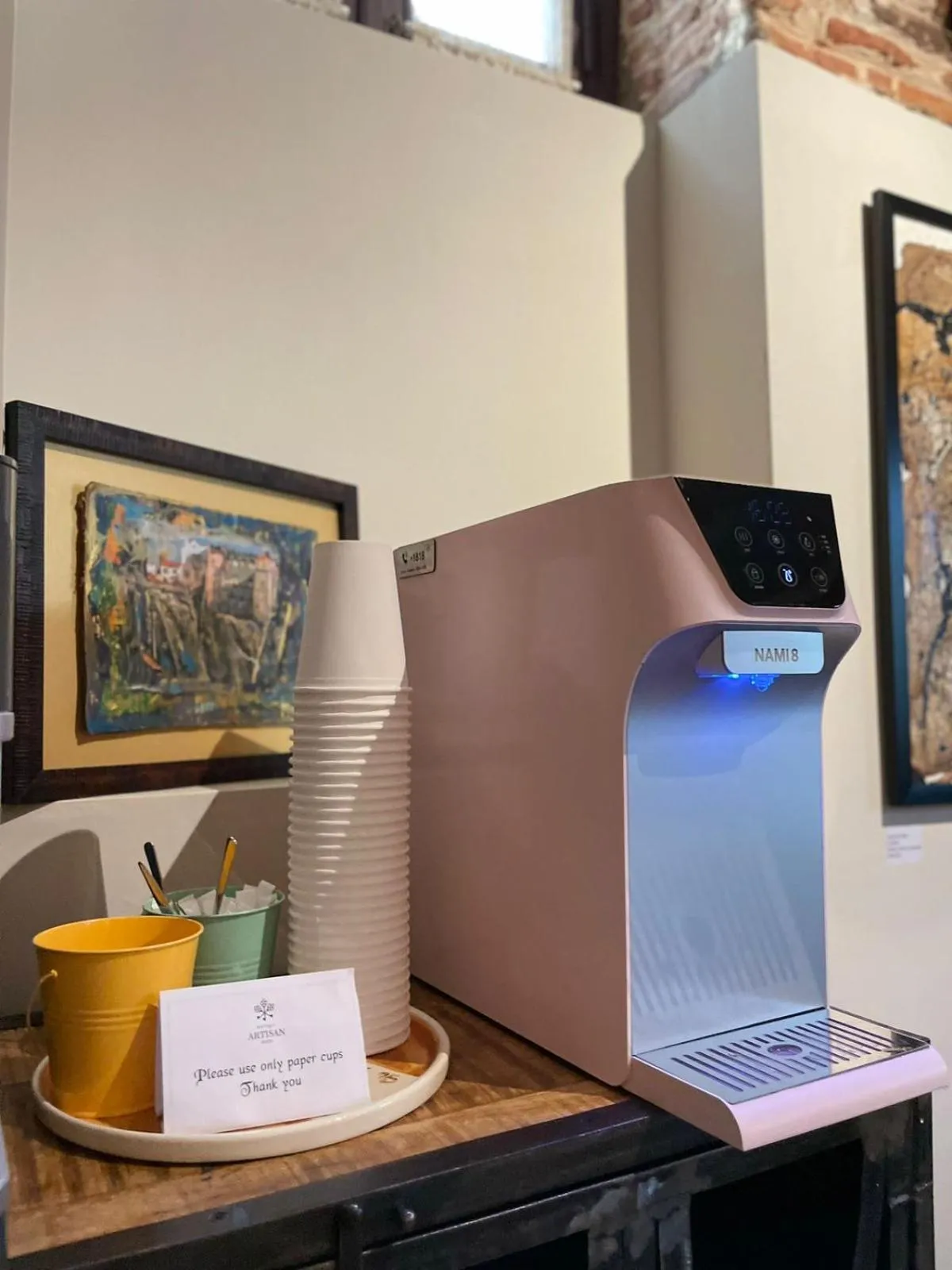 Lobby or reception in Artisan Boutique Hotel & Gallery