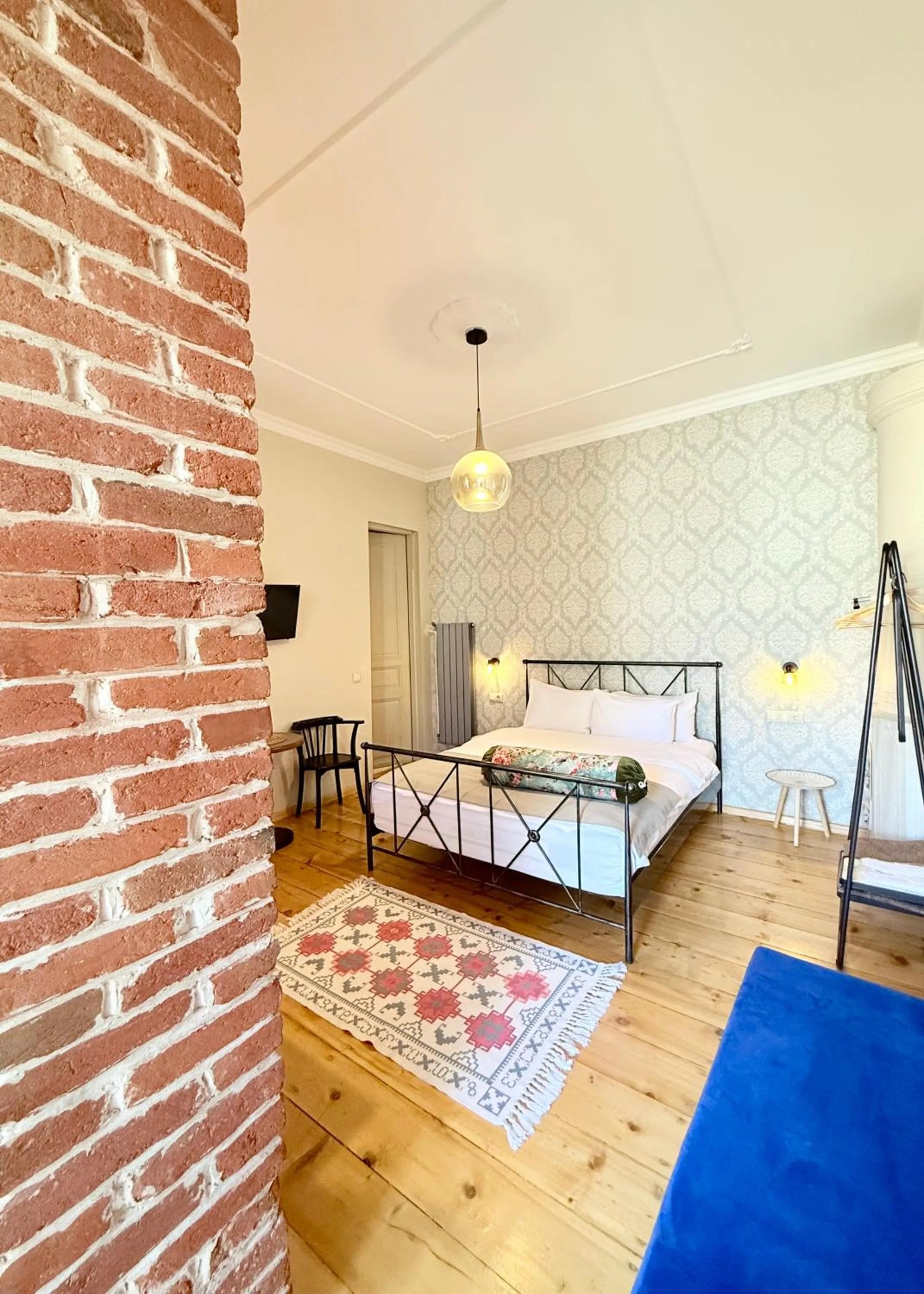 Bed in Arts Hotel Tbilisi