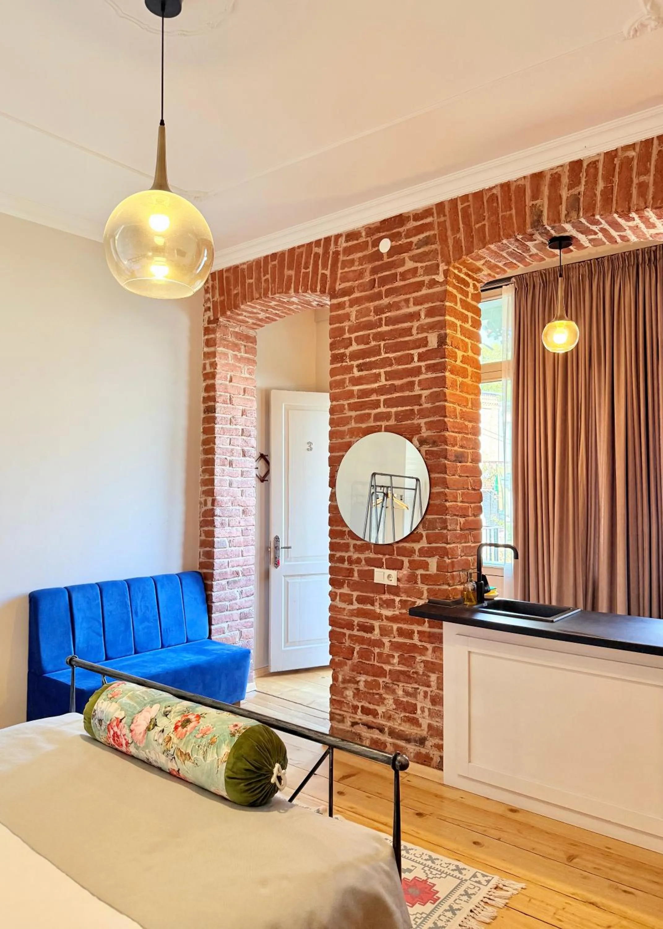 Bed in Arts Hotel Tbilisi