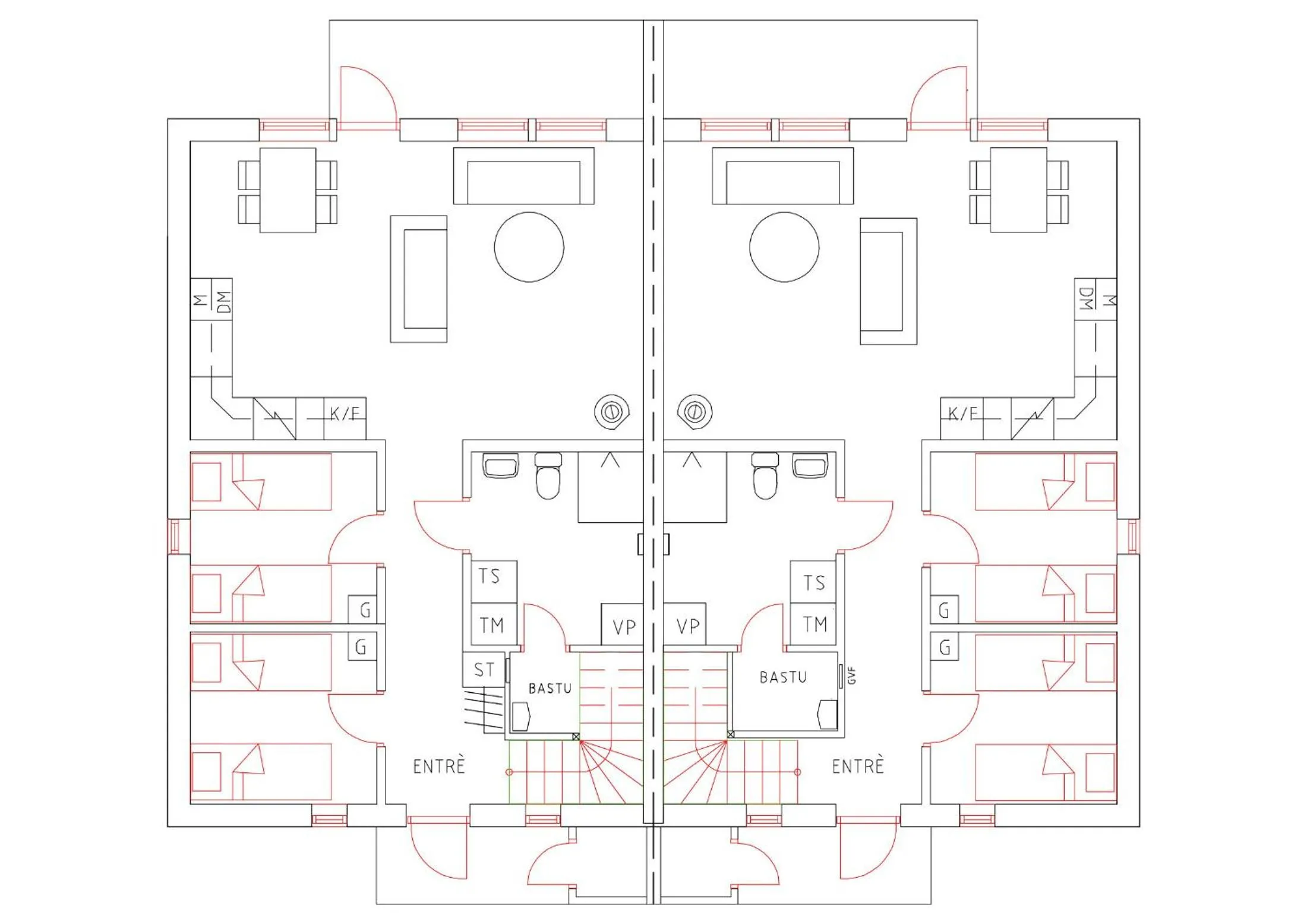 Floor plan in Parkstigens Lägenheter
