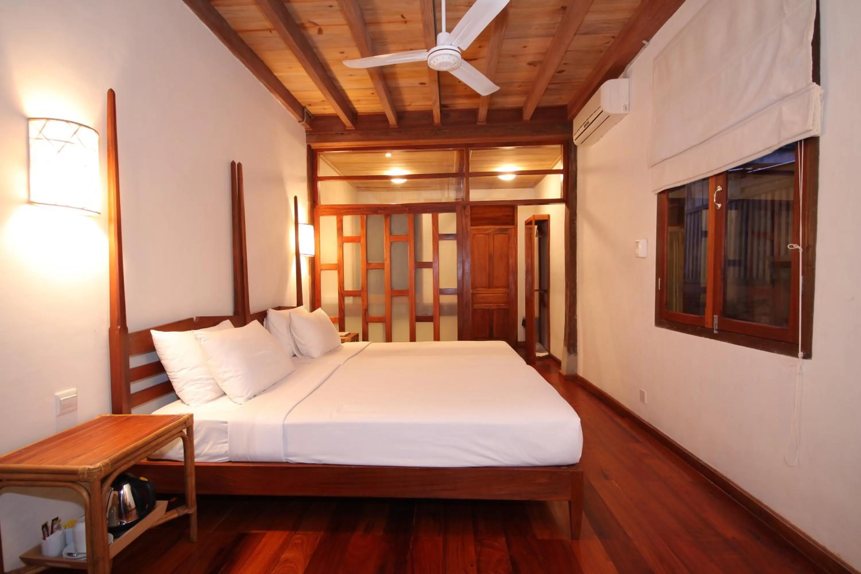 Bed in Sala Prabang Hotel