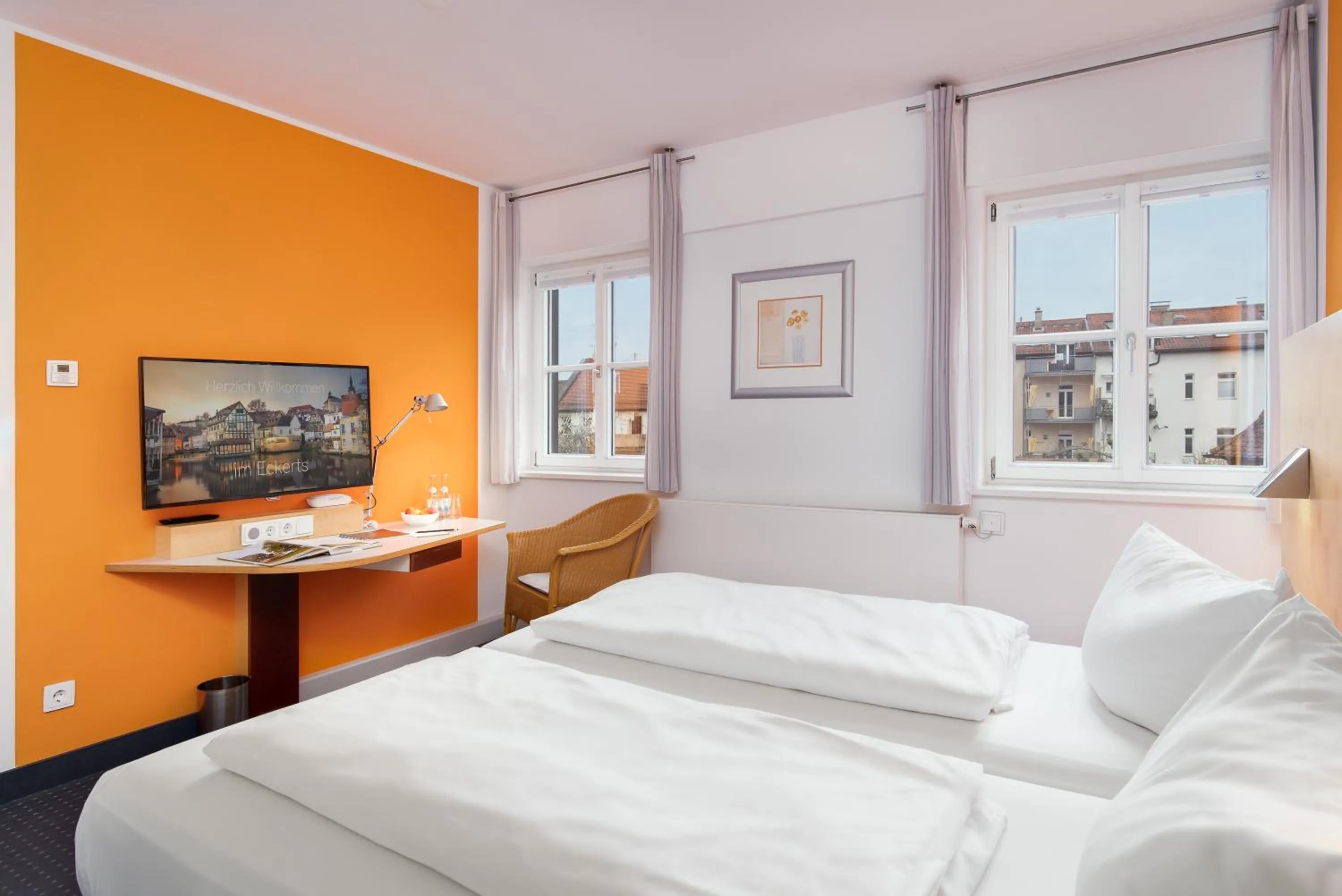 Photo of the whole room, Bed in Hotel Nepomuk