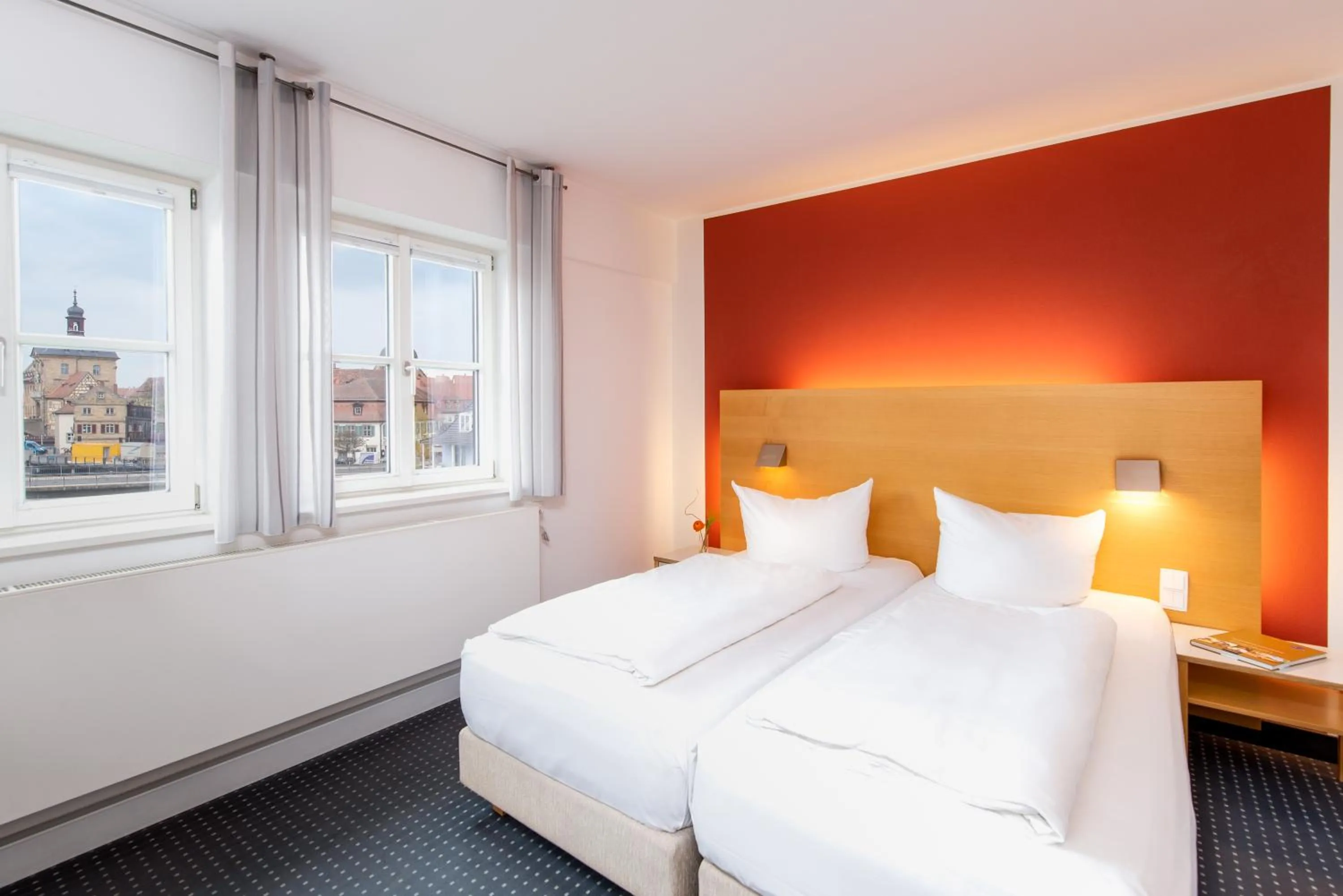 Photo of the whole room, Bed in Hotel Nepomuk