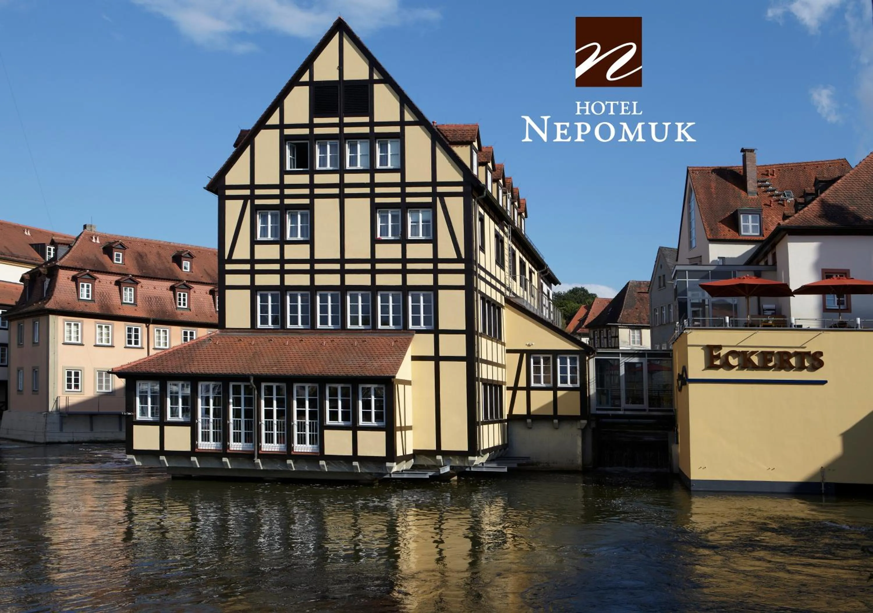 Facade/entrance in Hotel Nepomuk