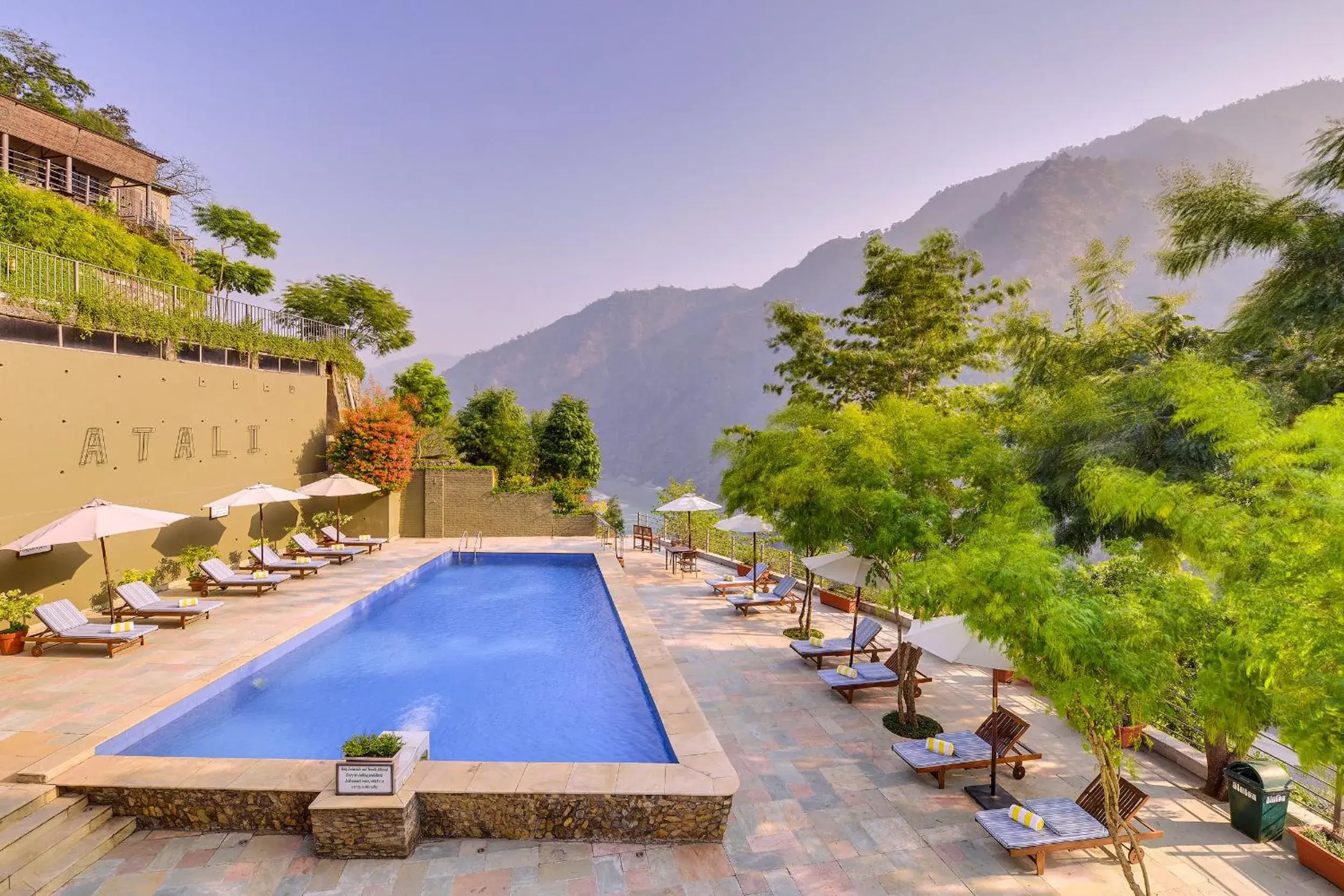 Mountain view in Atali Ganga Resort, Rishikesh Mountain view in Atali Ganga Resort, Rishikesh