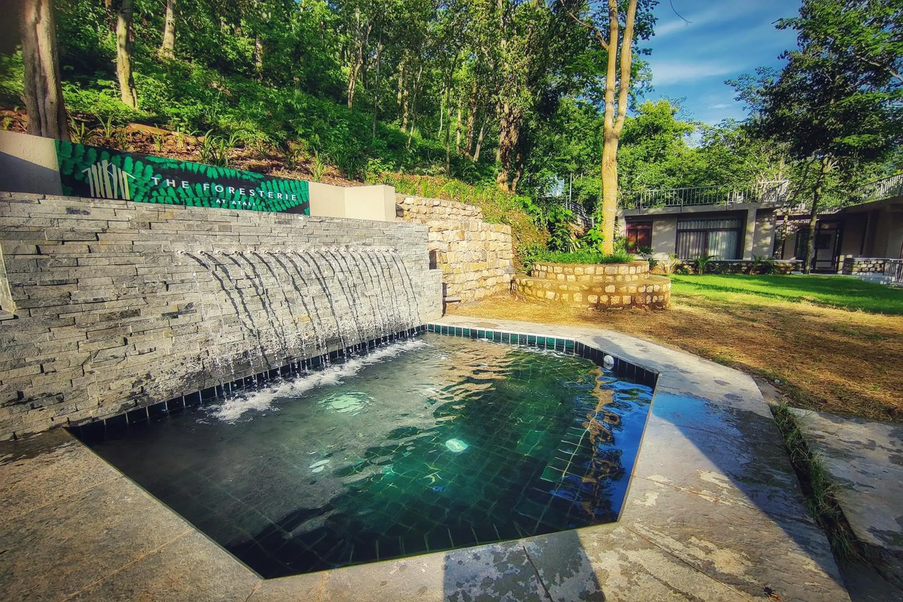 Swimming pool in Atali Ganga Resort, Rishikesh Swimming pool in Atali Ganga Resort, Rishikesh