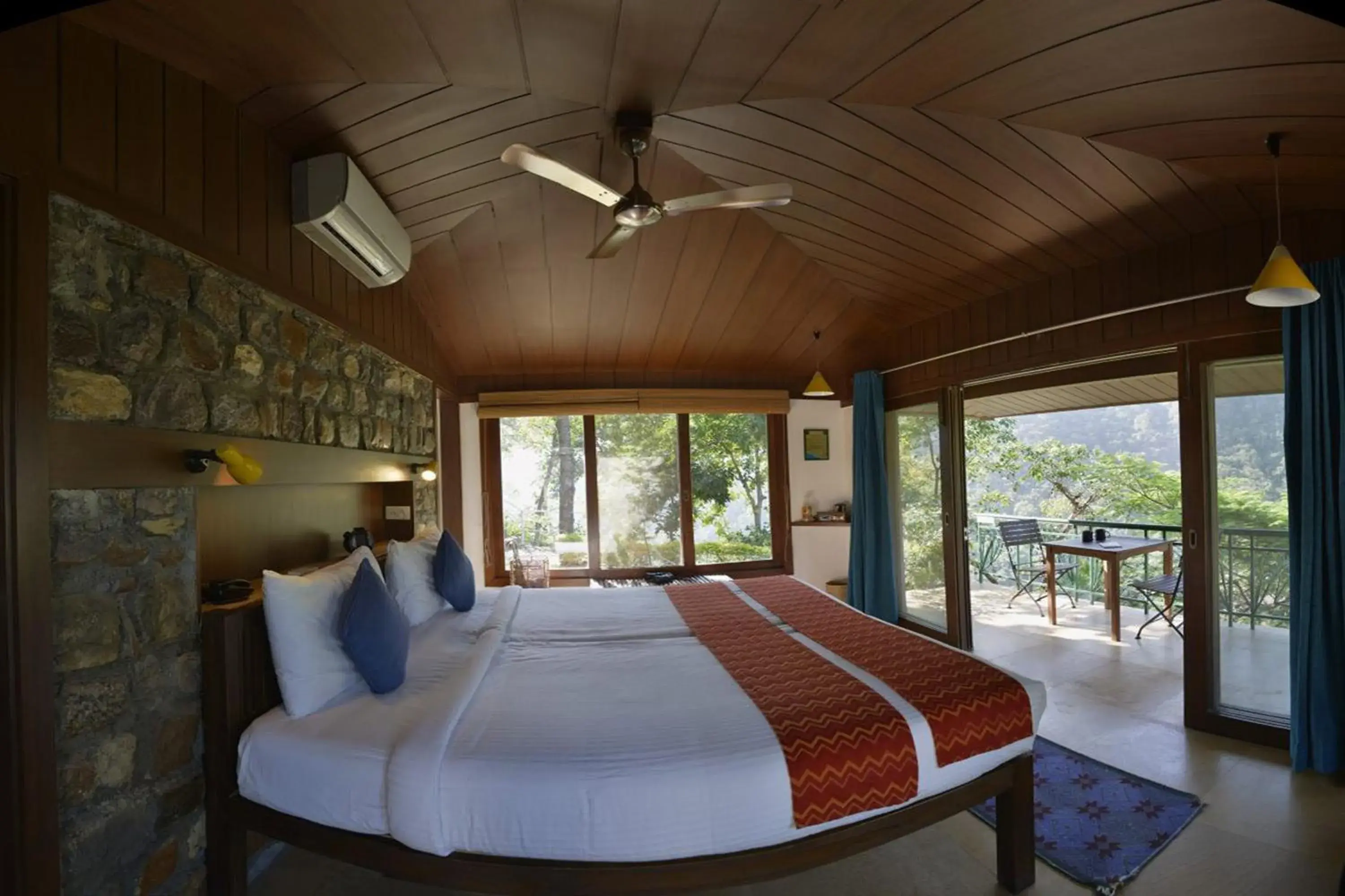 Bed in Atali Ganga Resort, Rishikesh Bed in Atali Ganga Resort, Rishikesh