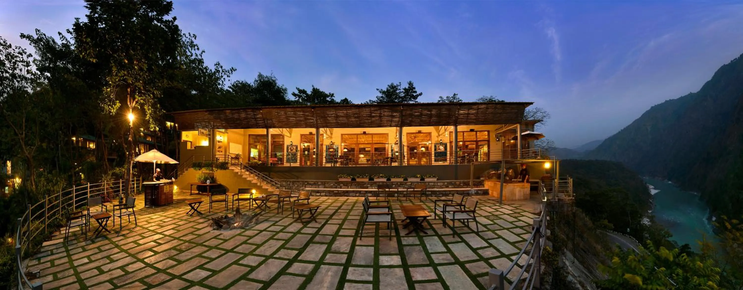 Restaurant/places to eat in Atali Ganga Resort, Rishikesh