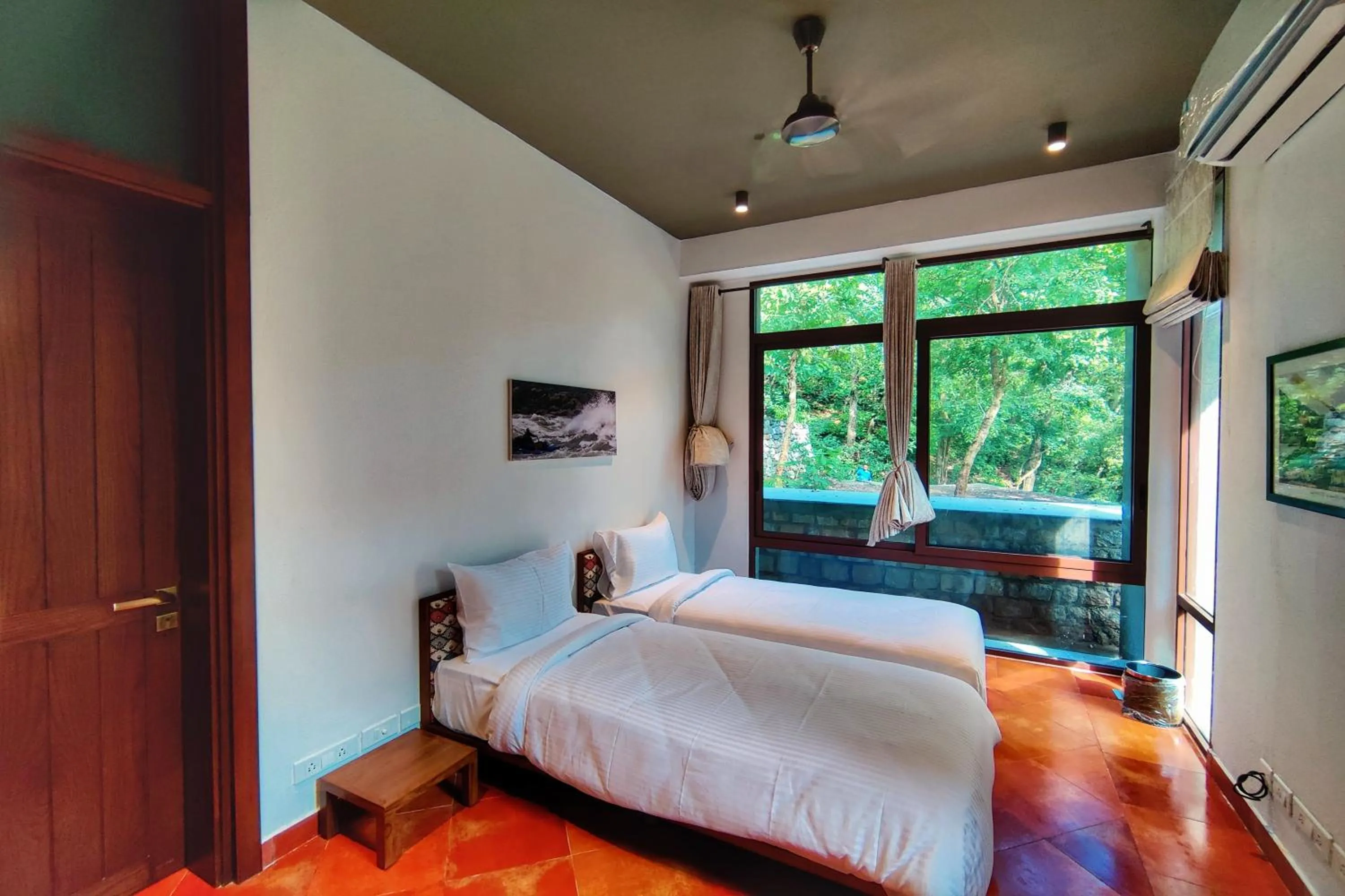 Bed in Atali Ganga Resort, Rishikesh