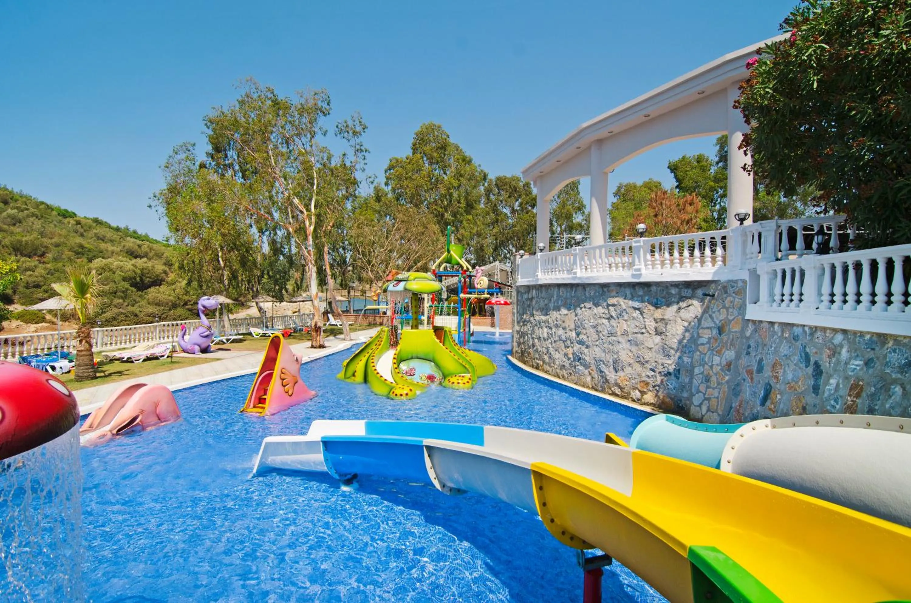 Aqua park in Tusan Beach Resort - All Inclusive