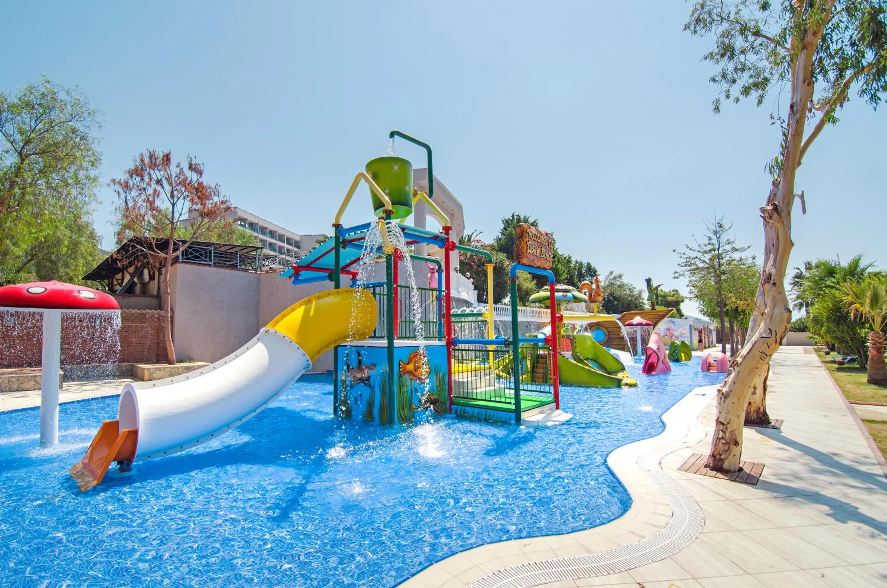 Aqua park in Tusan Beach Resort - All Inclusive