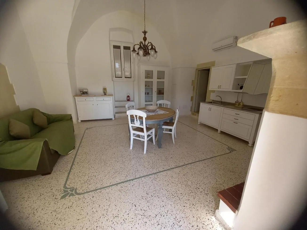 Kitchen or kitchenette in masseria Carlini