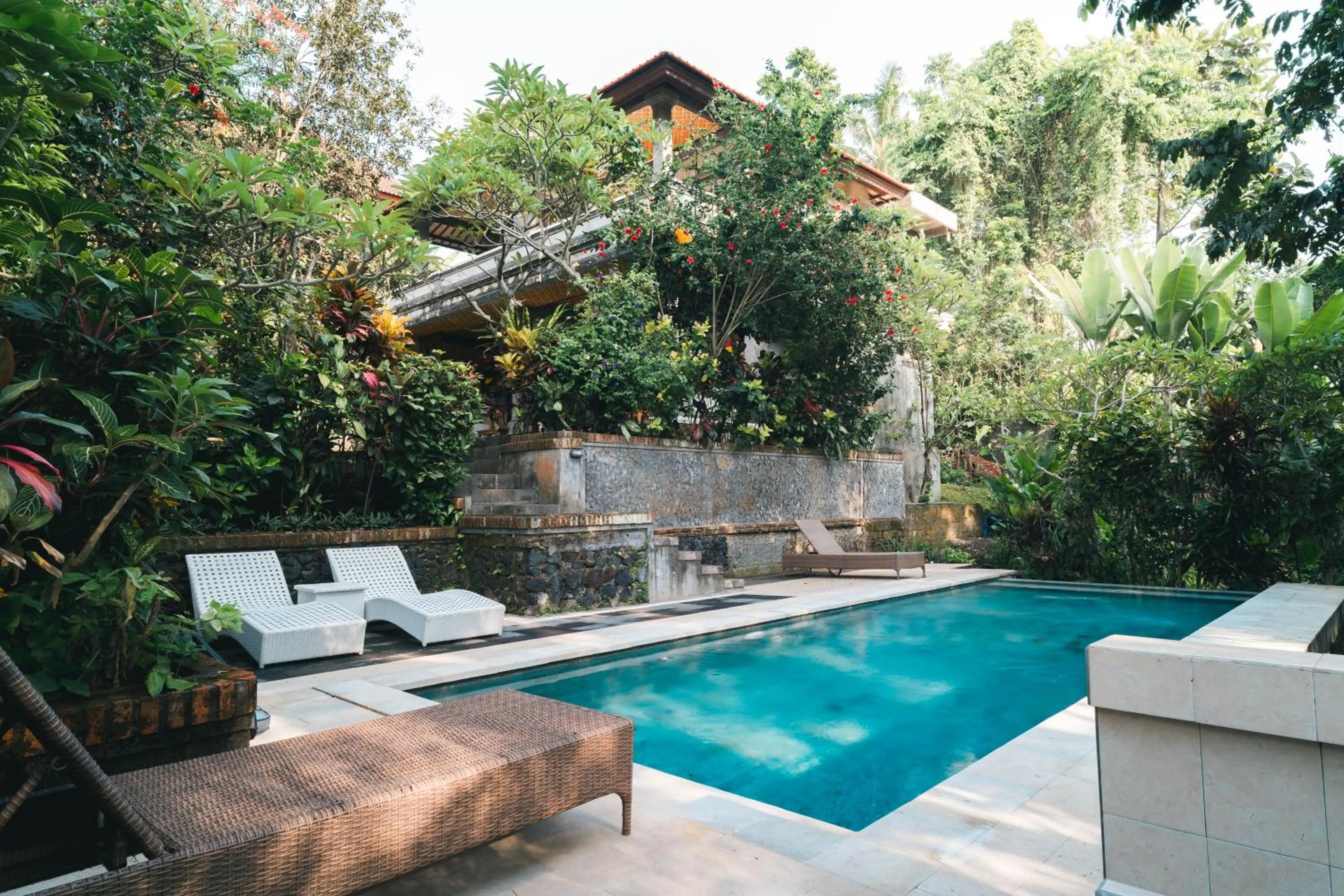 Pool view in Bismajaya Bungalow