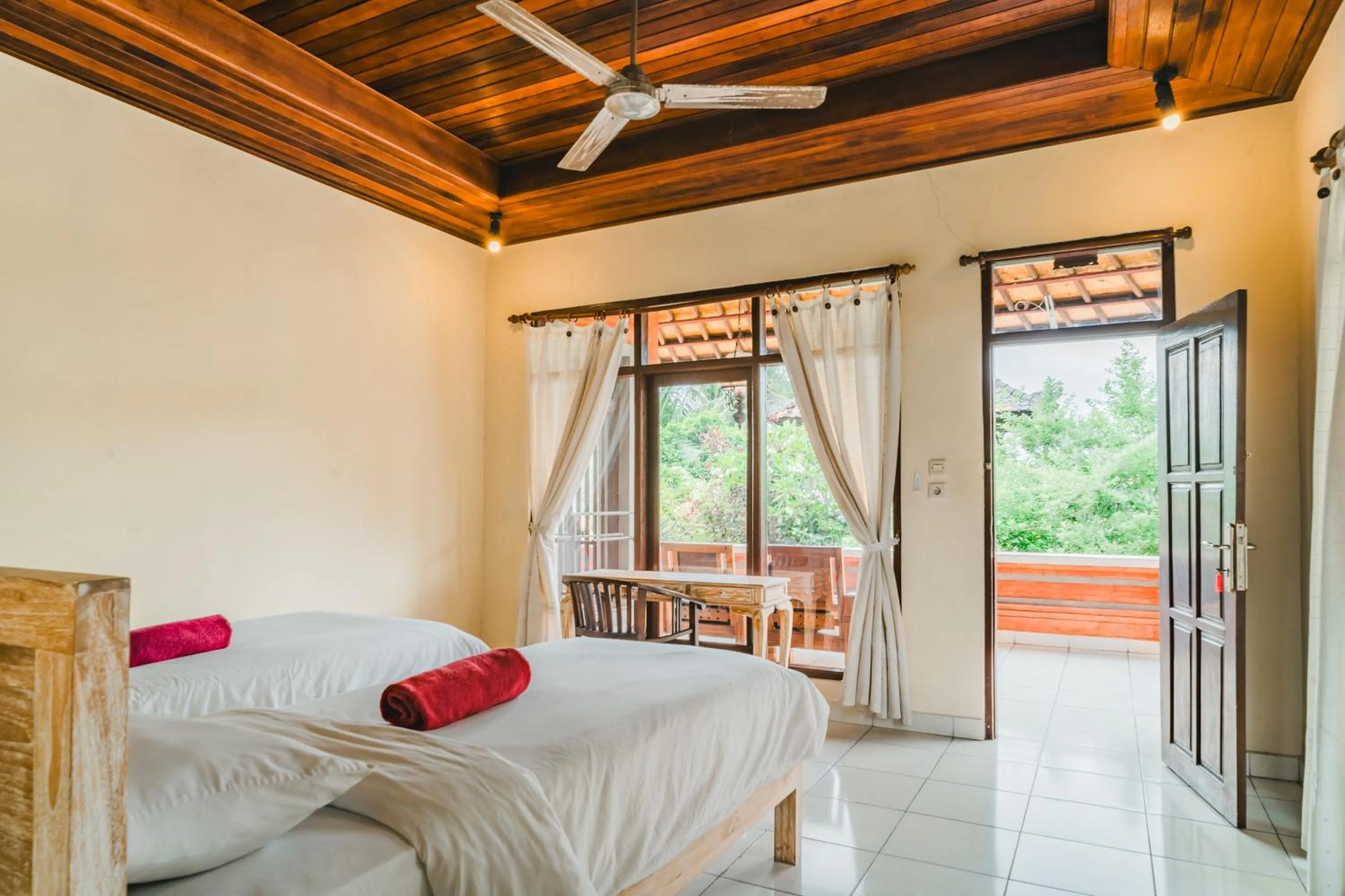 Bed in Bismajaya Bungalow