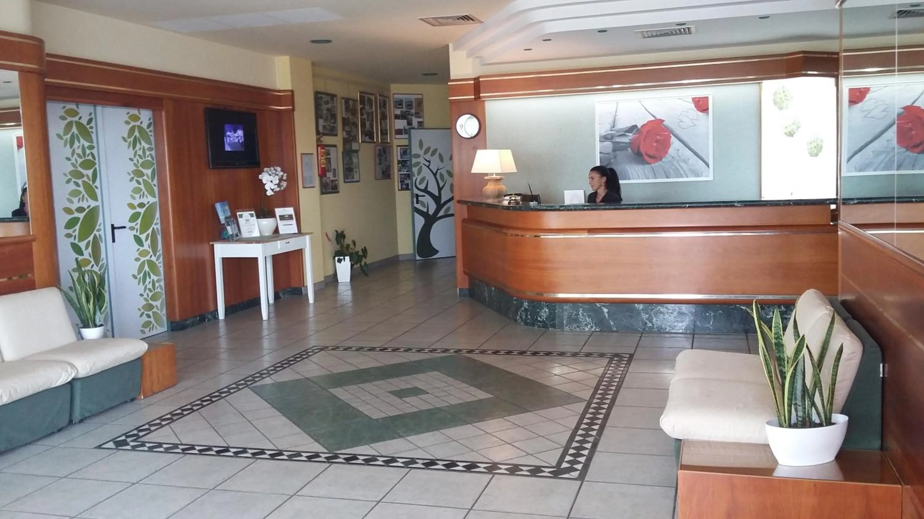 Lobby or reception in Hotel Parco degli Ulivi