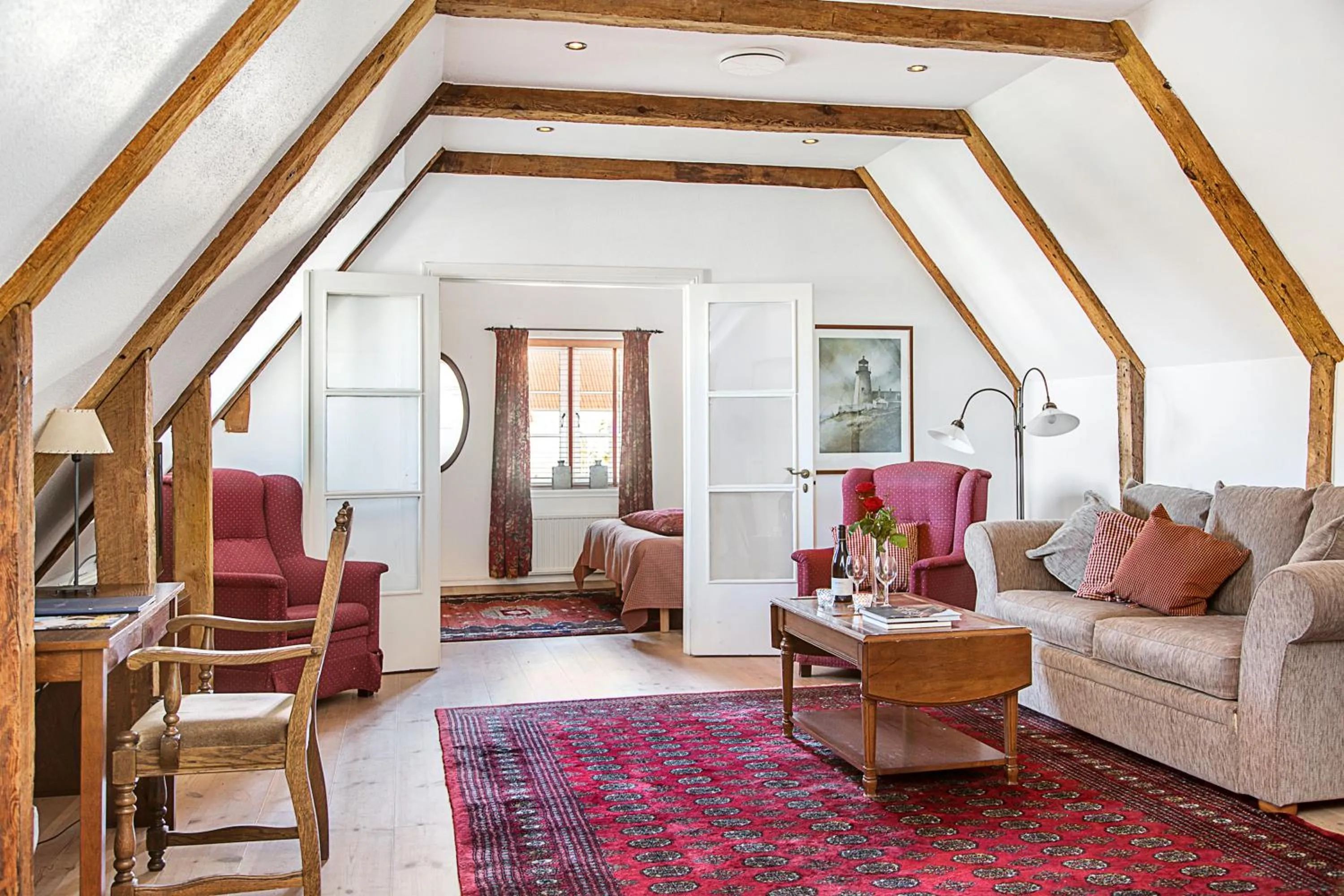 Living room in Hotell Gässlingen