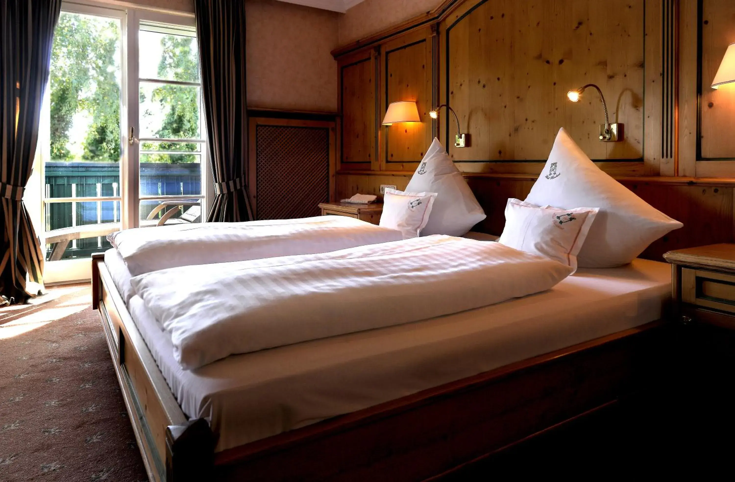 Bed in Garden-Hotel Reinhart