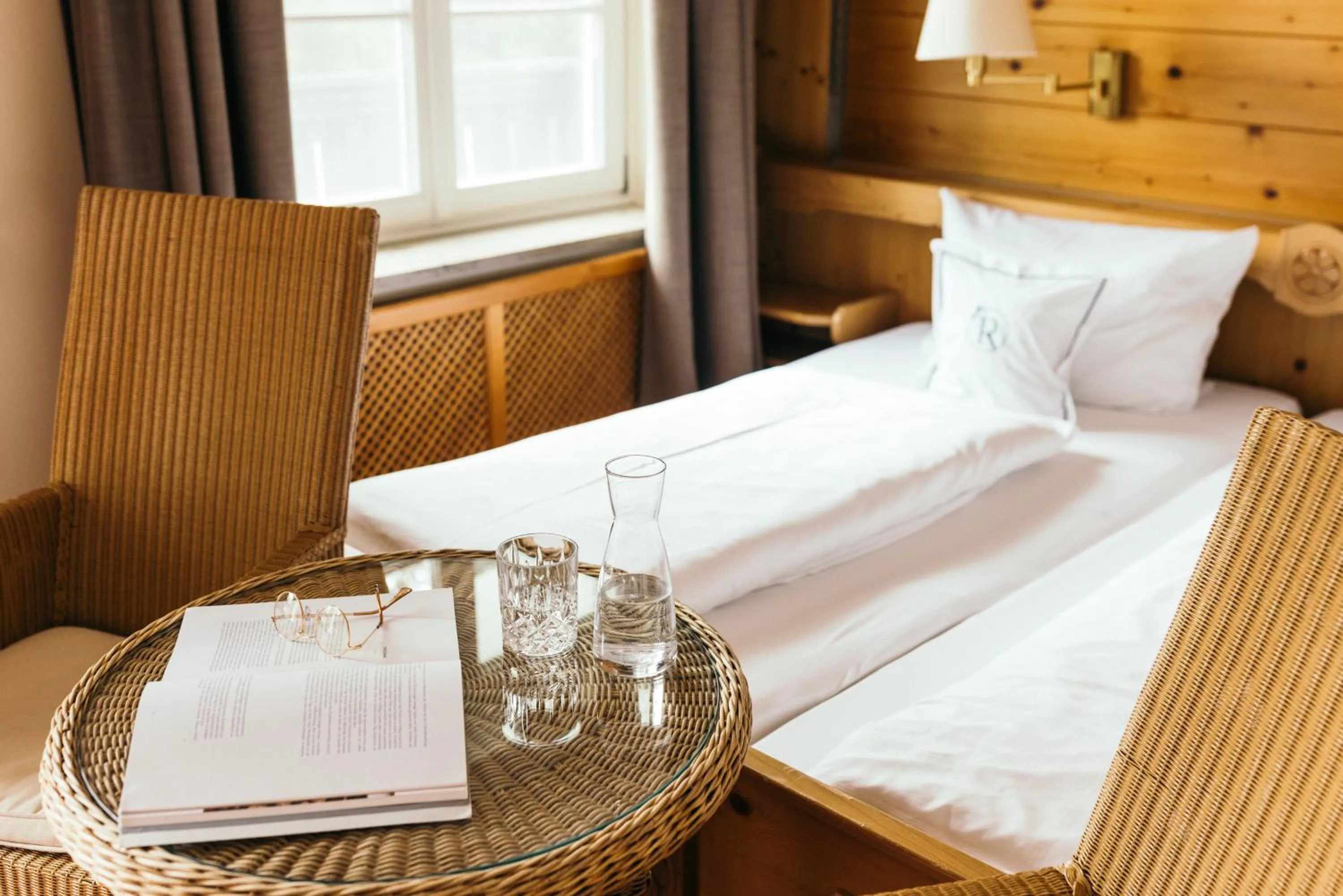 Bed in Garden Hotel Reinhart