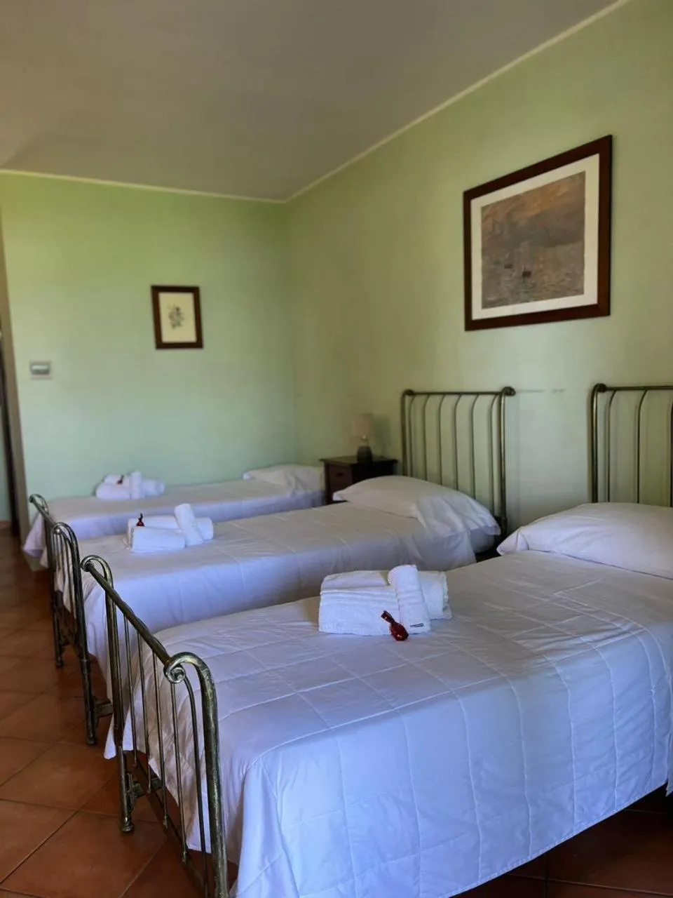 Bed in Albergo Cosmera