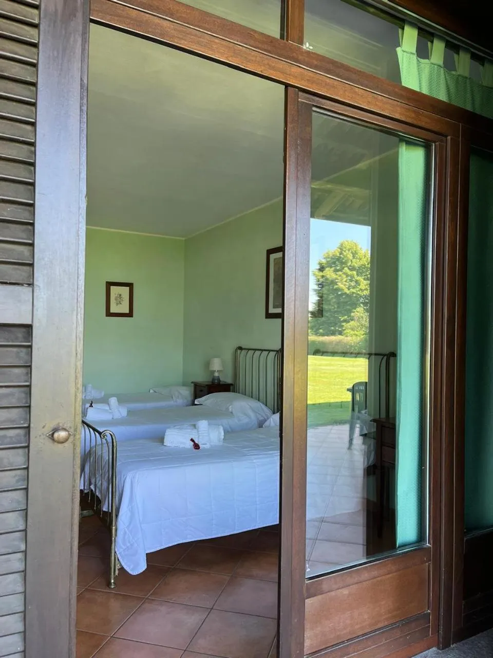 Bed in Albergo Cosmera