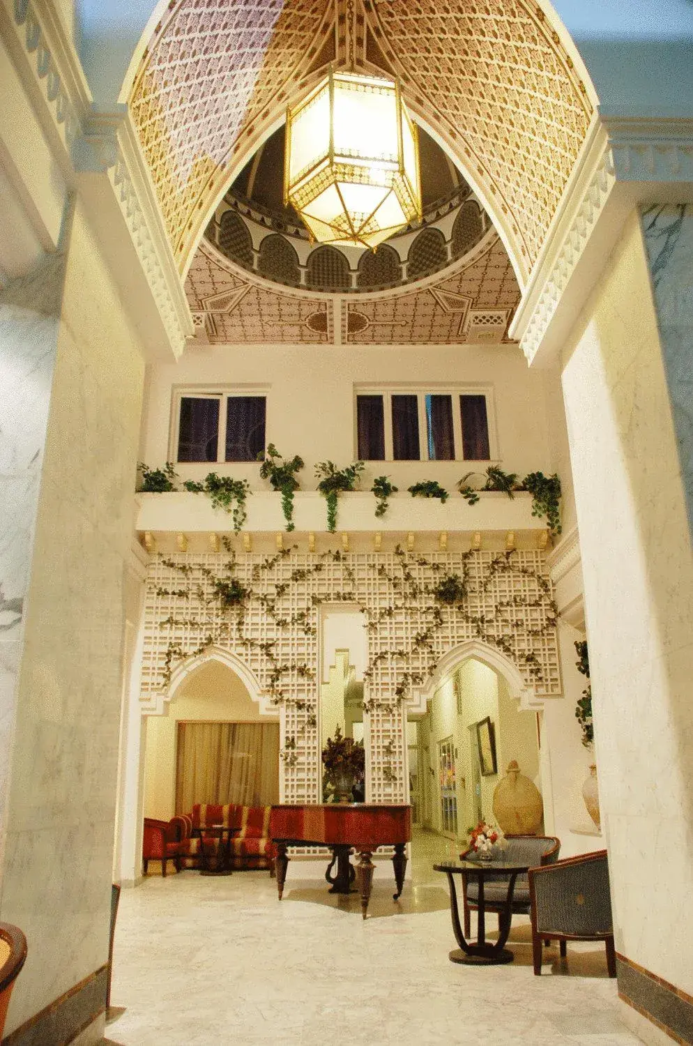 Lobby or reception in Hotel Byzance Lobby or reception in Hotel Byzance