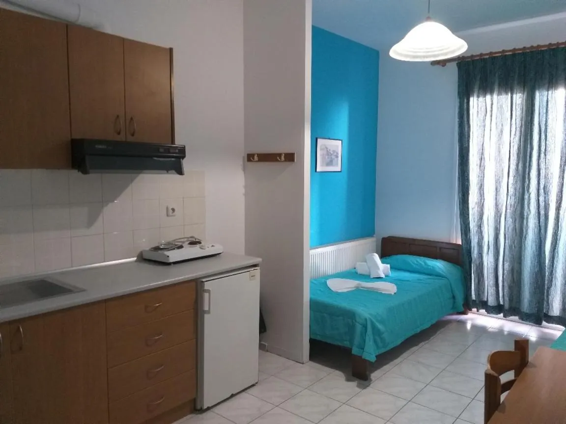 Photo of the whole room, Bed in Troulis Seaside