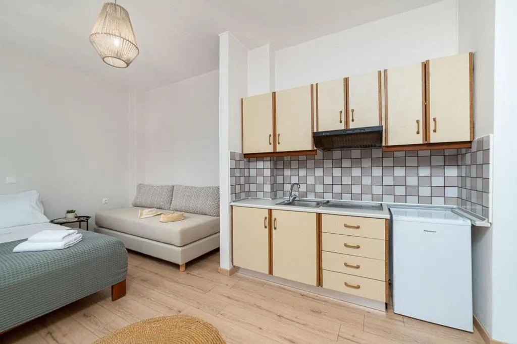 Photo of the whole room, Bed in Troulis Seaside