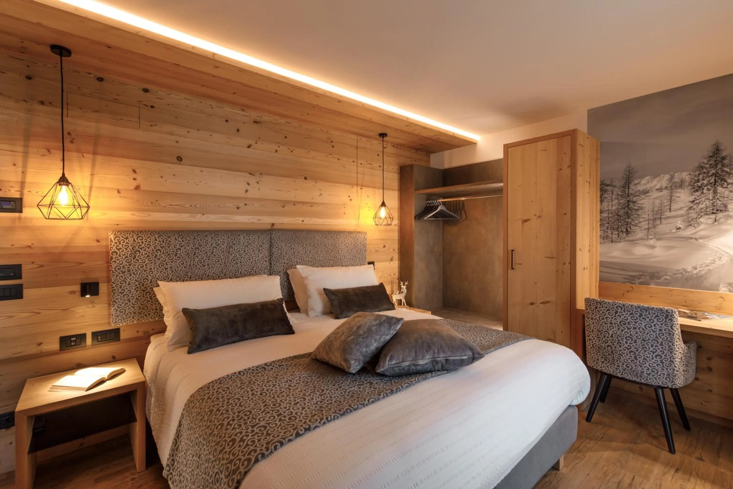 Bed in Hotel Belvedere