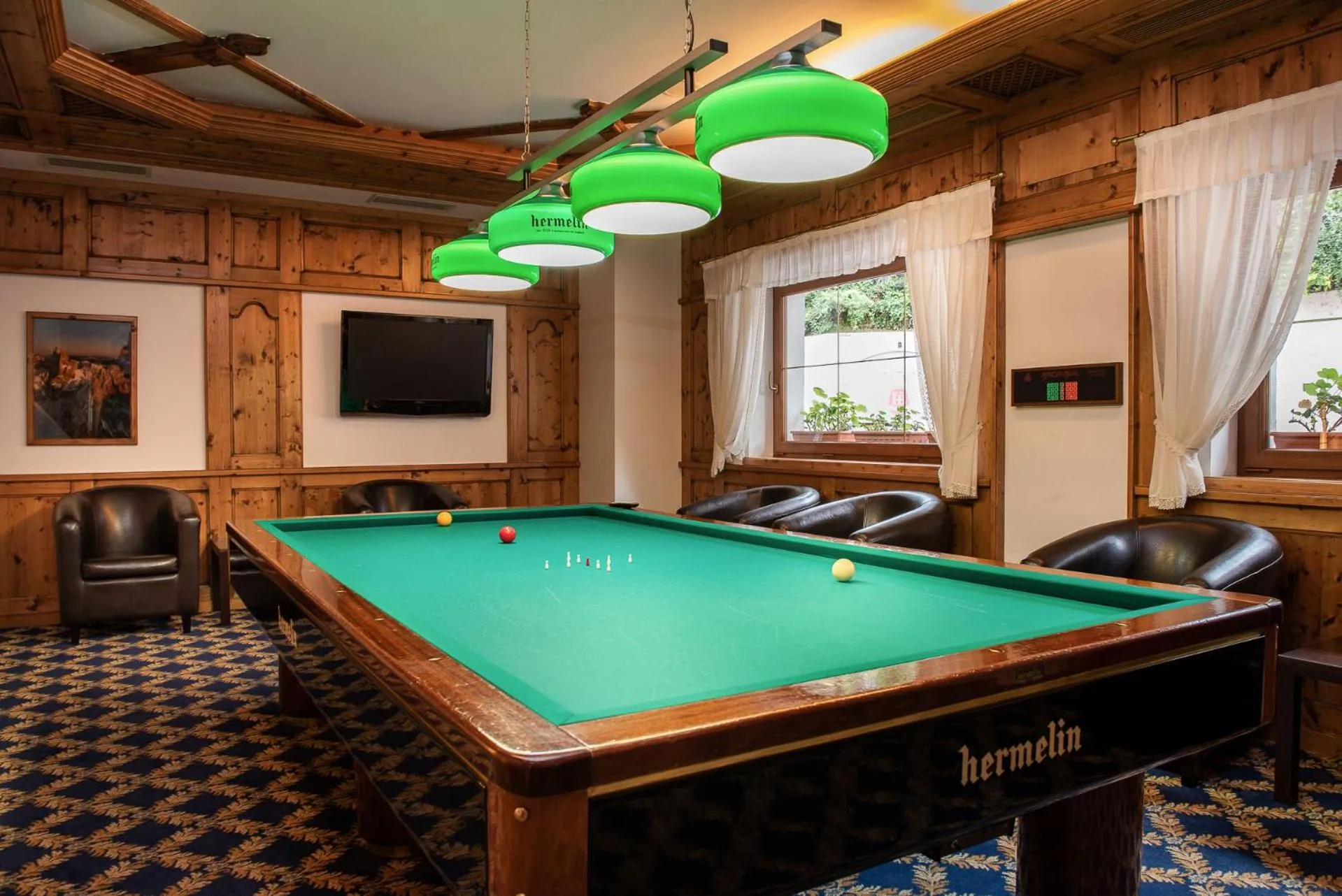 Billiard in Hotel Belvedere