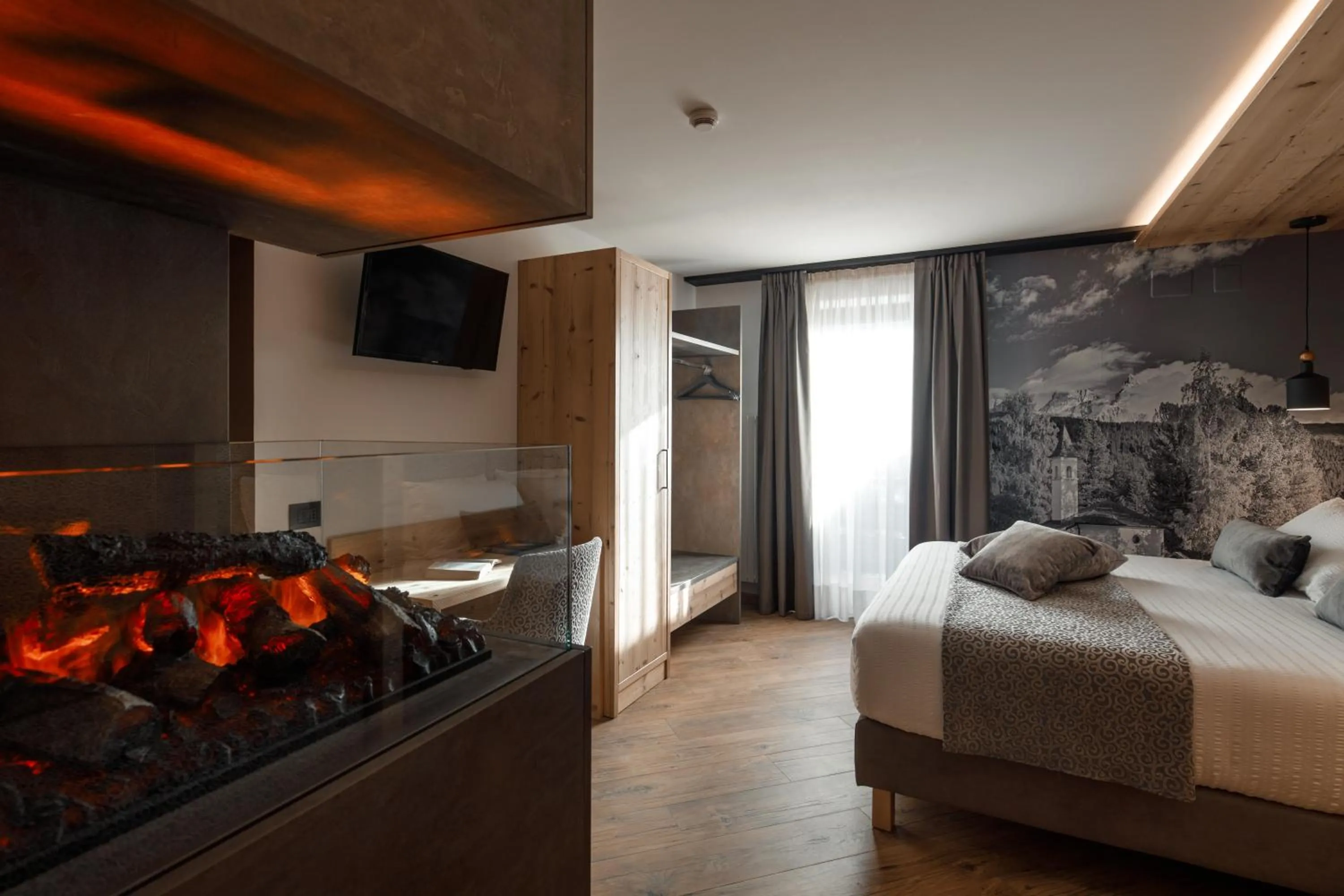 Bed in Hotel Belvedere