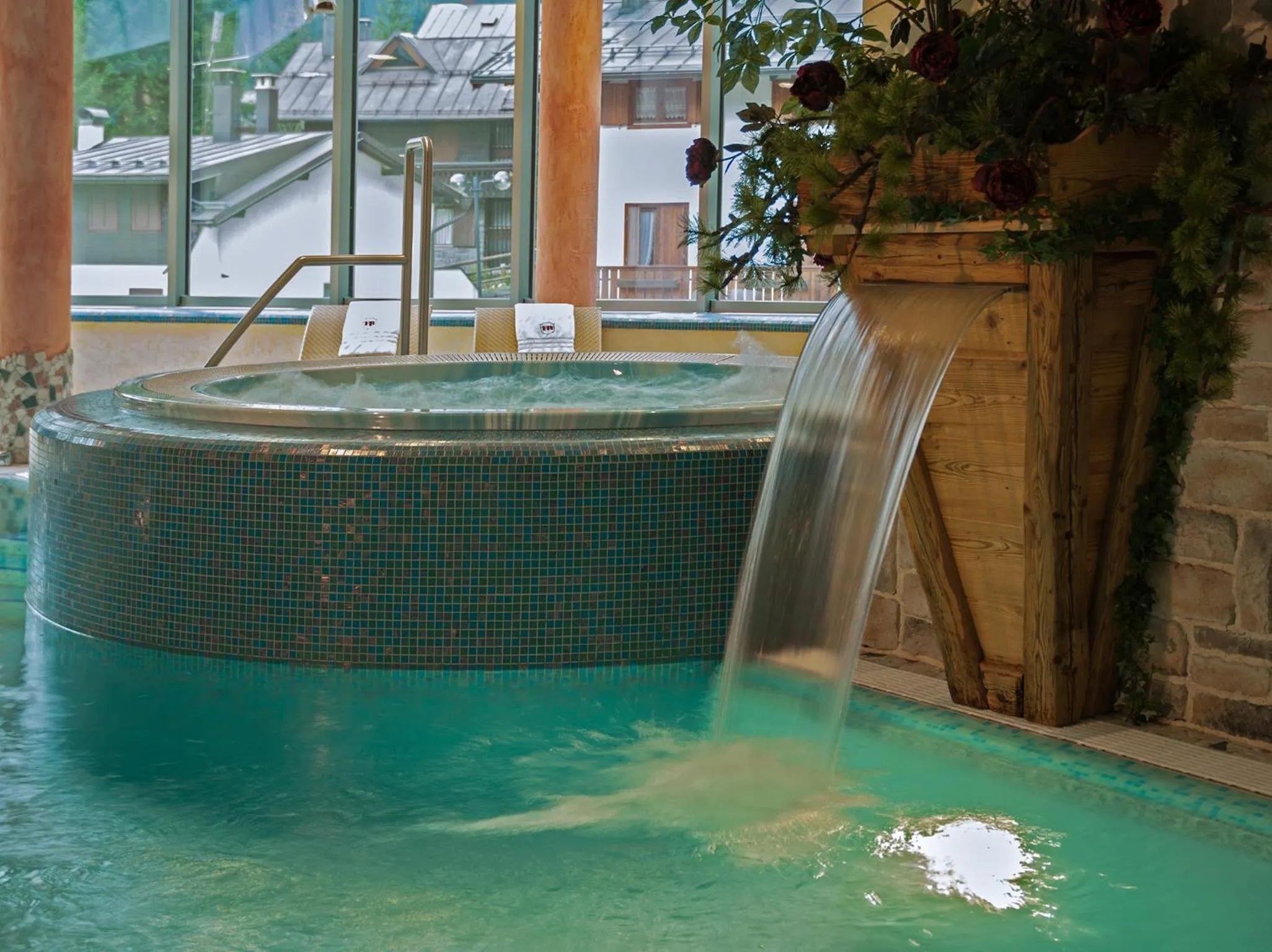 Pool view in Hotel Belvedere