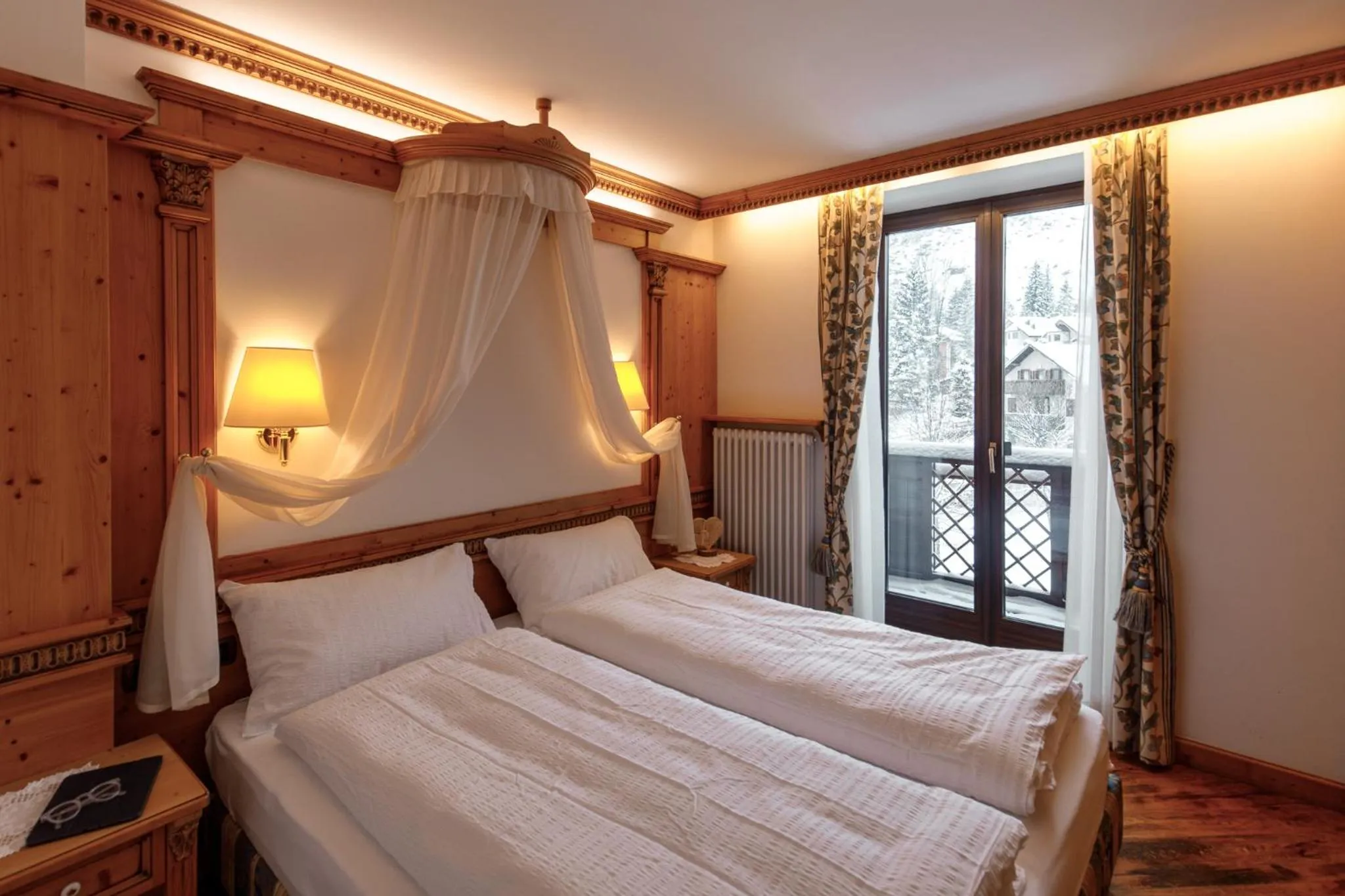 Bed in Hotel Belvedere